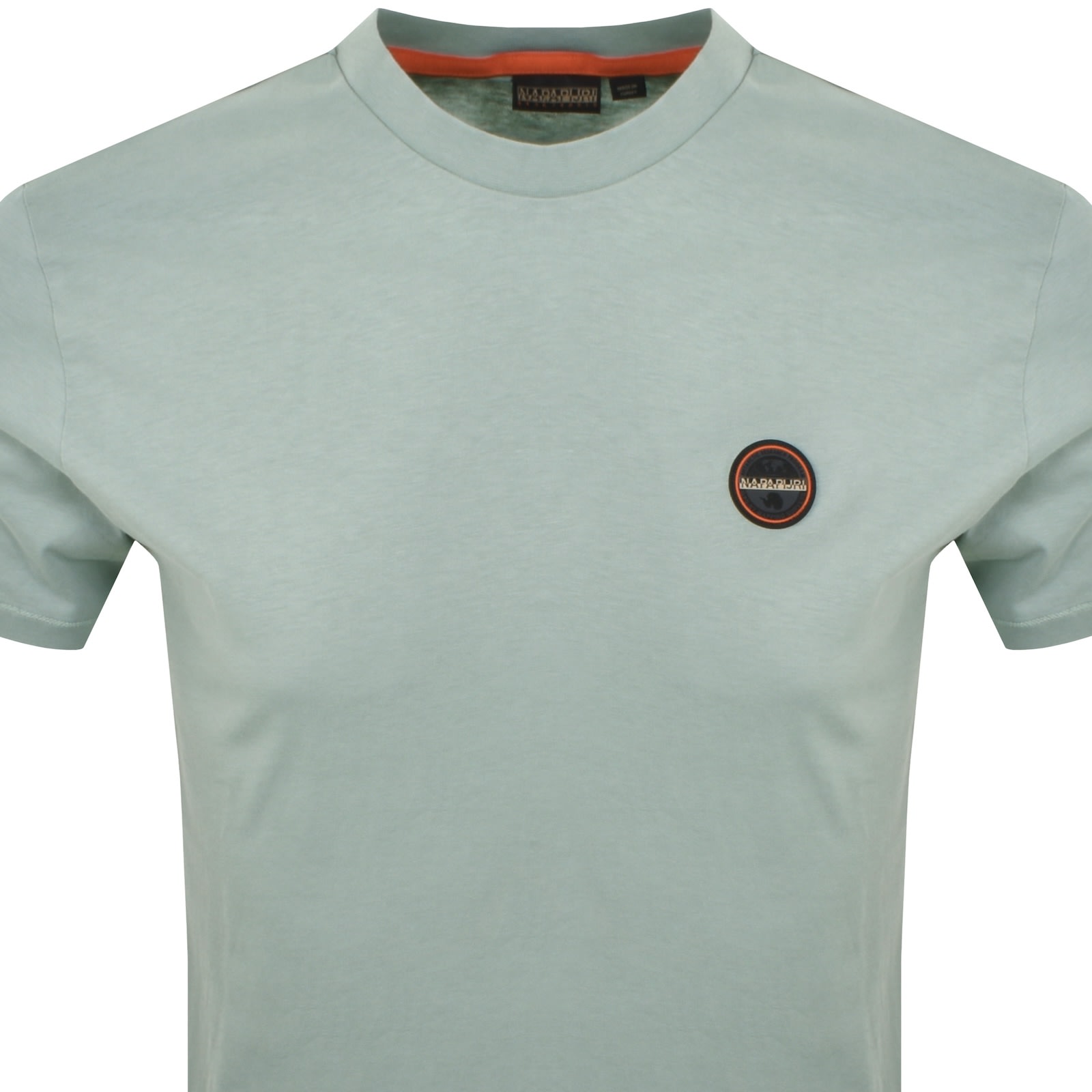 Napapijri Green Cotton Men T-shirt In Green