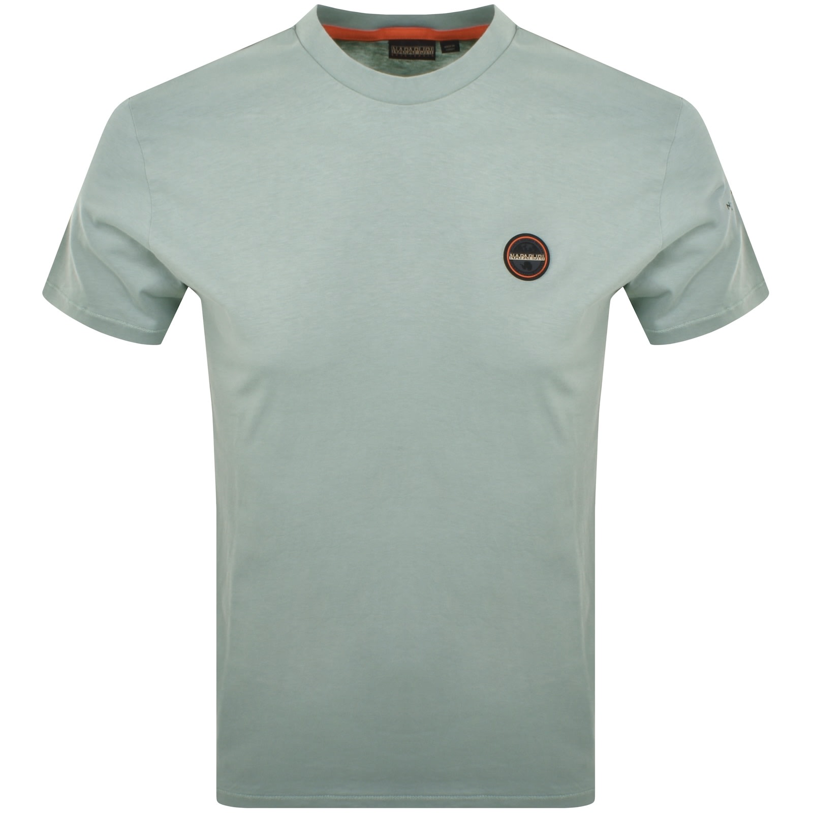 Napapijri Green Cotton Men T-shirt In Green