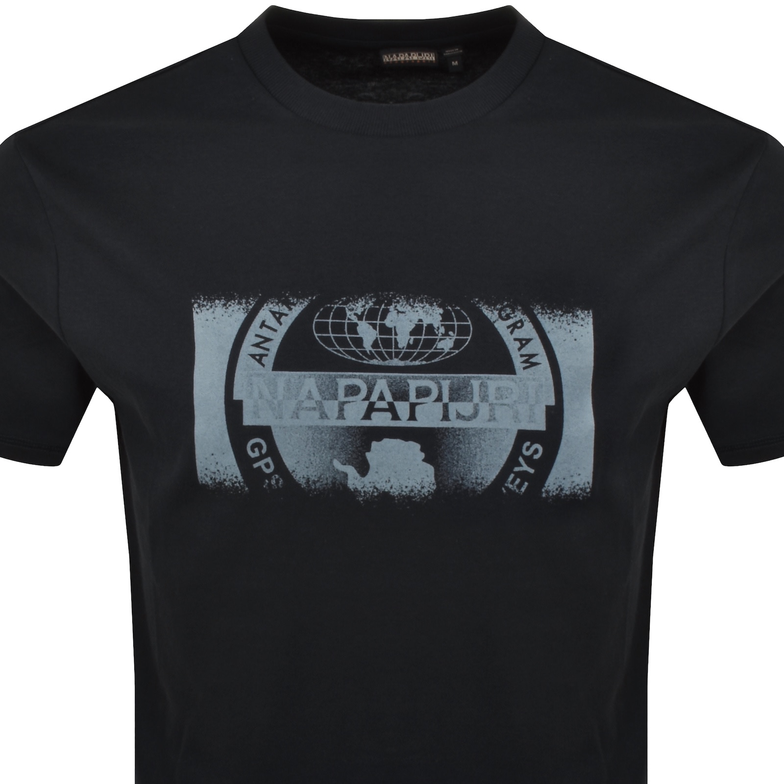 Napapijri Vanni Logo T Shirt Black In Black
