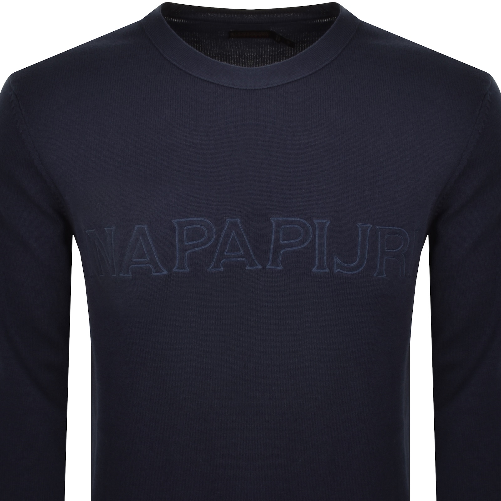 Napapijri Ambra Knit Jumper Blue Marine In Blue