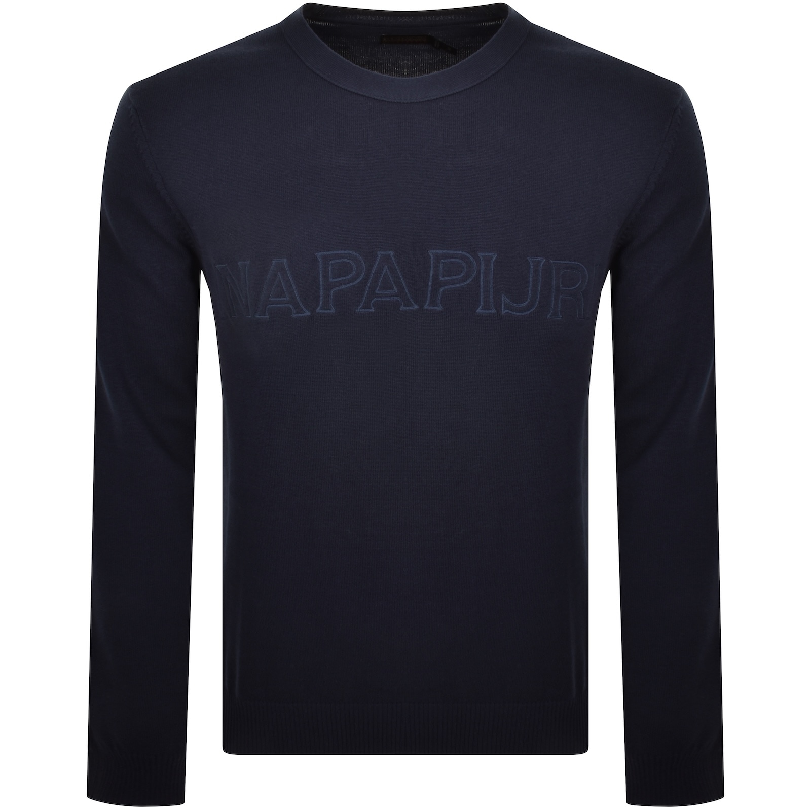 Napapijri Ambra Knit Jumper Blue Marine In Blue