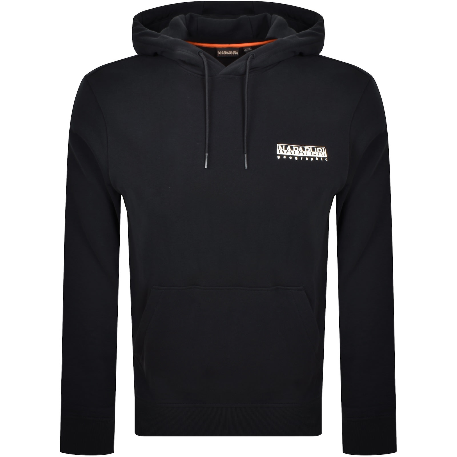 Napapijri Sovana Relaxed Fit Hoodie Black In Black