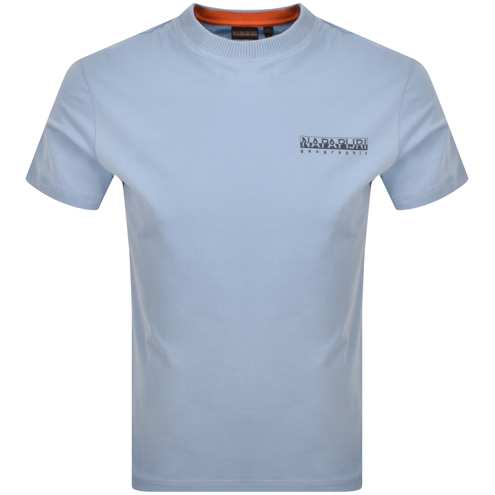 Napapijri Sovana Logo T Shirt Blue In Blue