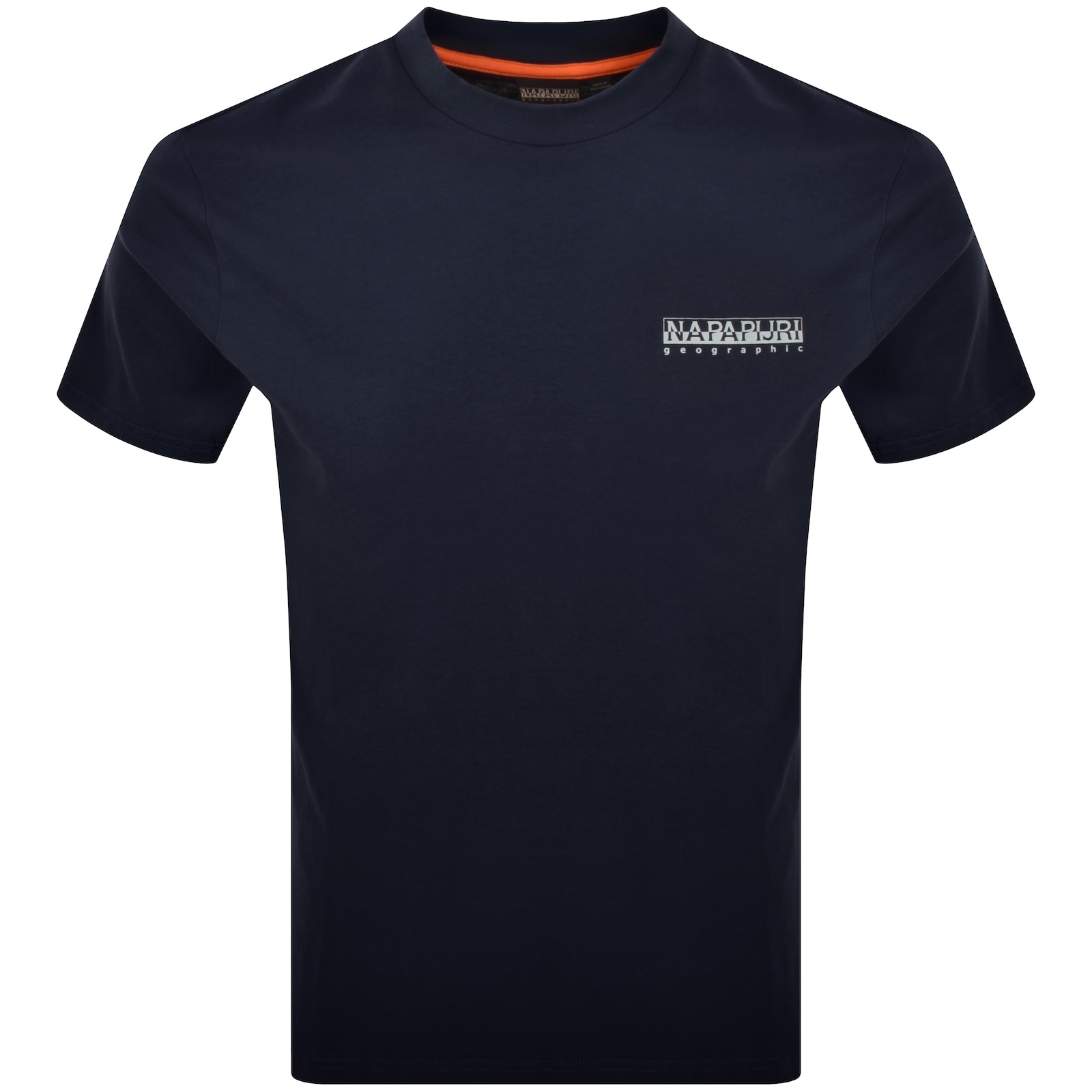 Napapijri Dati Logo T Shirt Blue In Blue