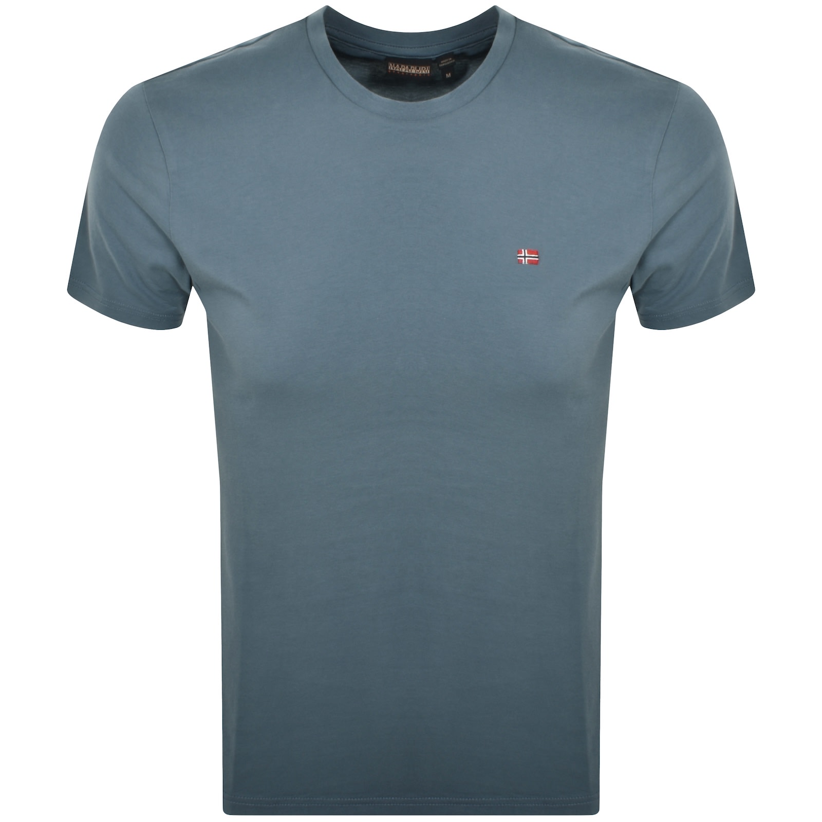 Napapijri Salis Sum Logo T Shirt Grey In Grey