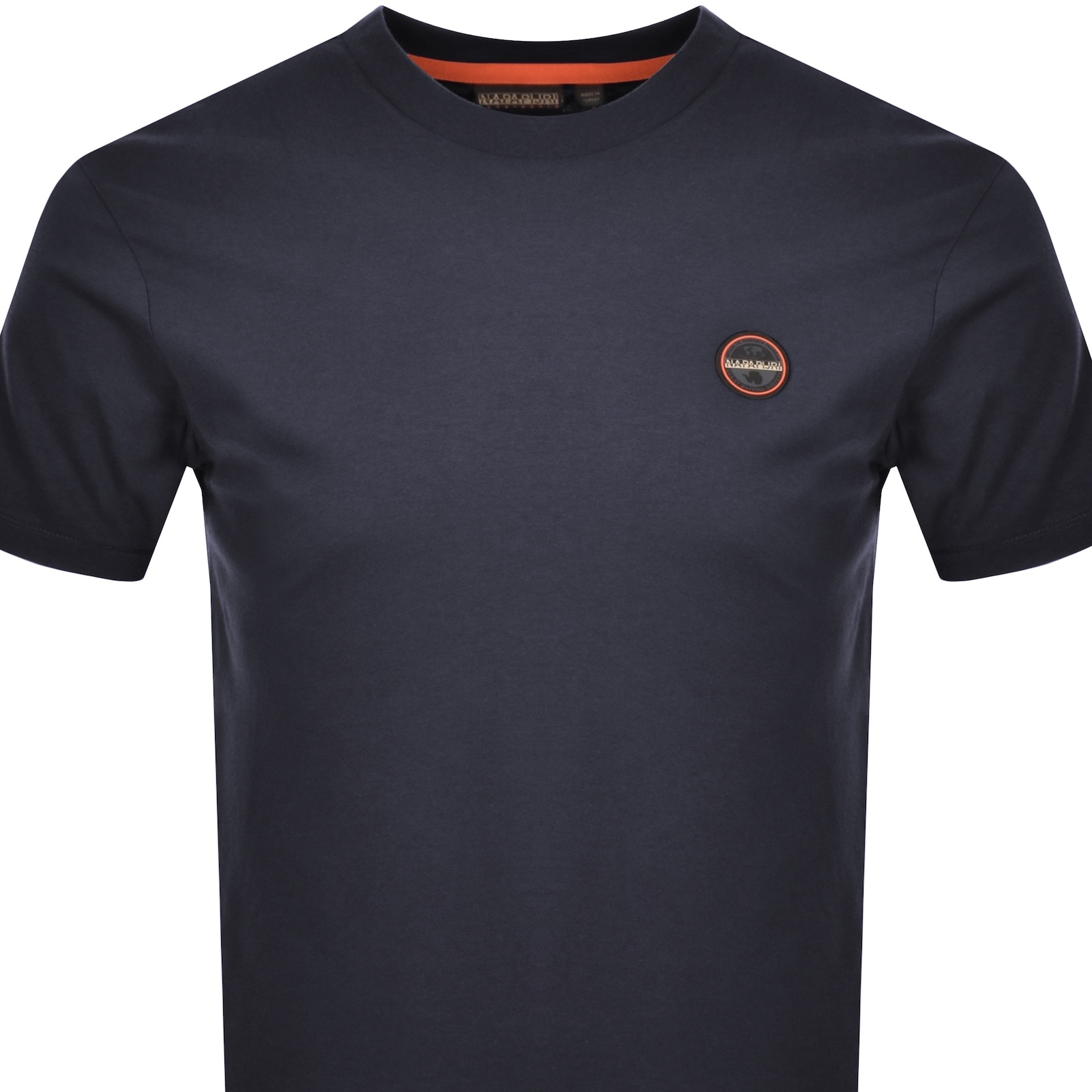 Napapijri Salis Logo T Shirt Navy In Blue