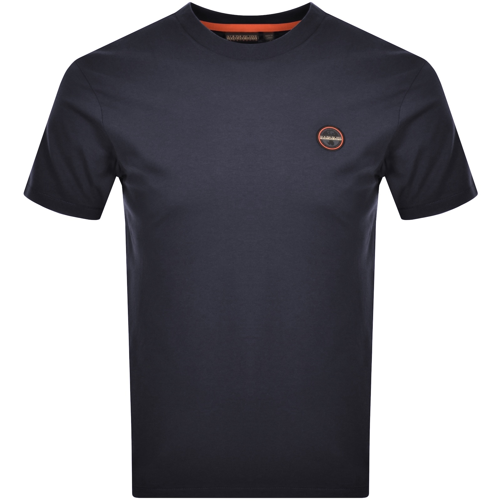 Napapijri Salis Logo T Shirt Navy In Blue