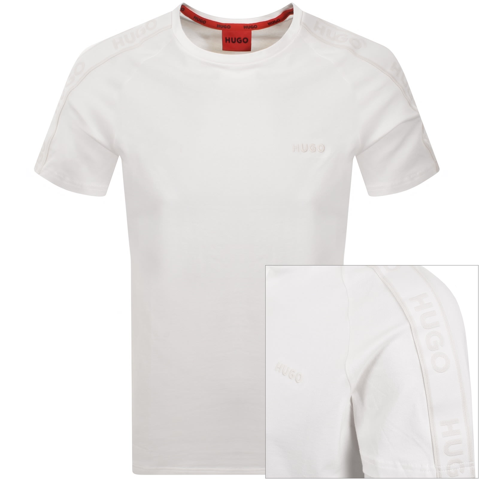 Hugo Boss Hugo Liam T Shirt Off White In White