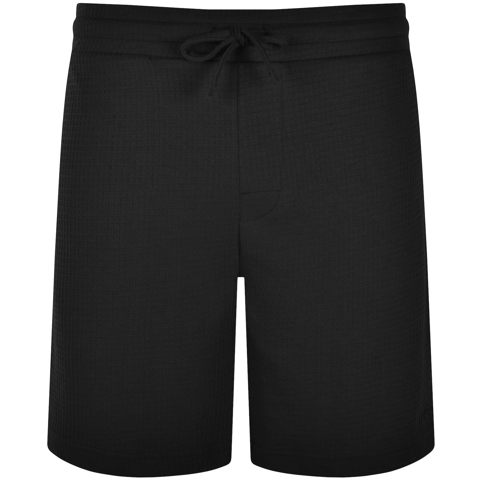 Hugo Boss Hugo Austin Waffle Shorts Black In Black