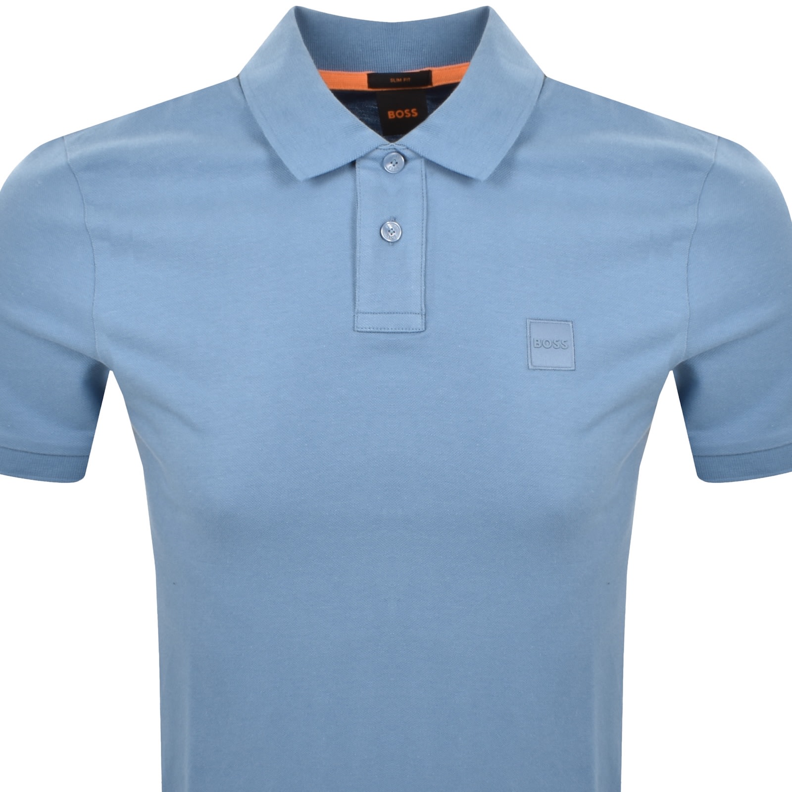 Boss Casual Boss Slim Fit Passenger Polo T Shirt Blue In Blue