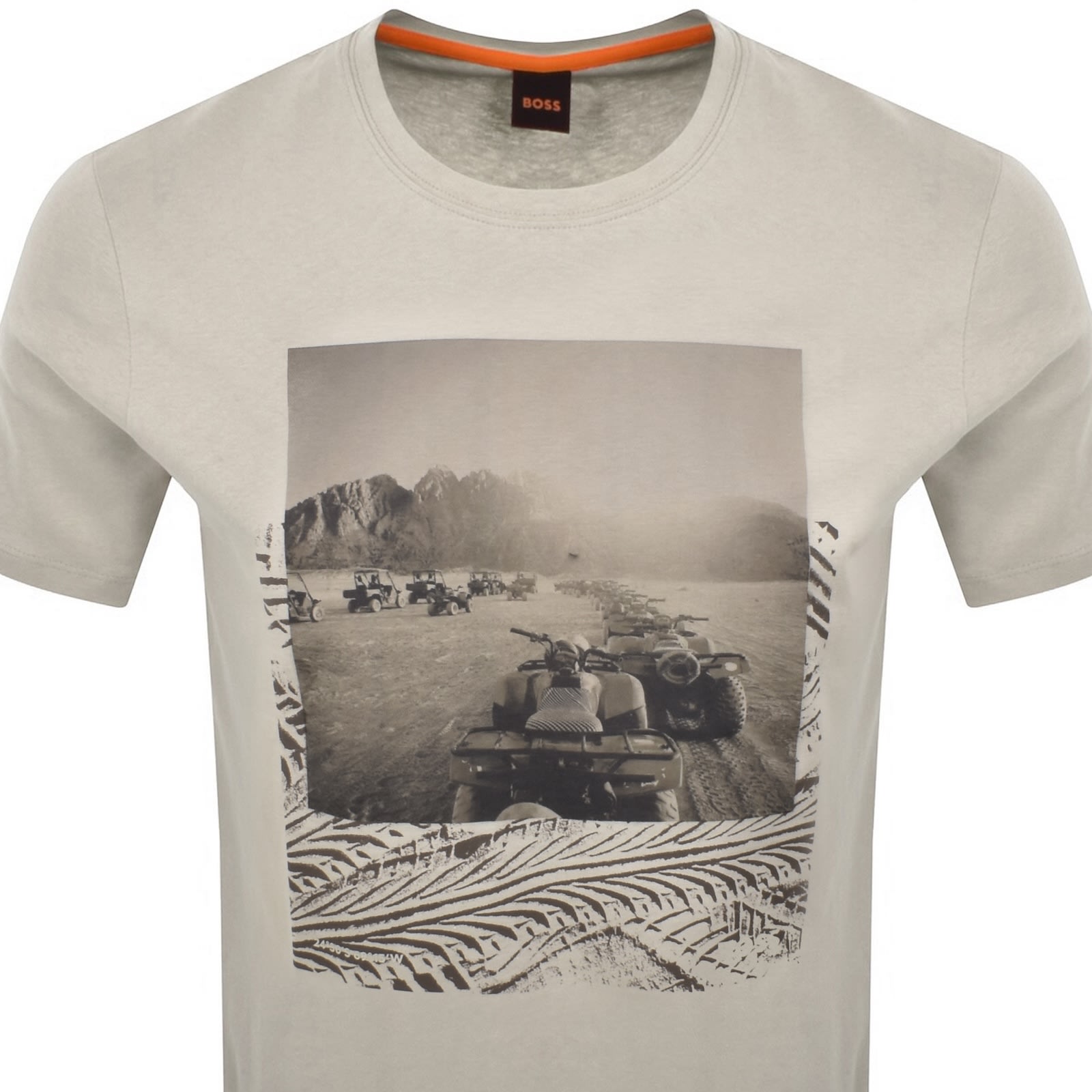 Boss Casual Boss Dunetrace T Shirt Beige In Beige
