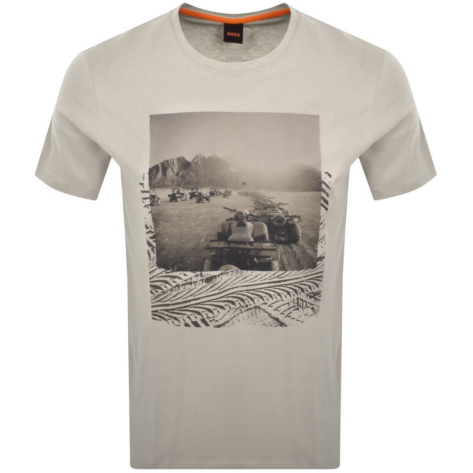 Boss Casual Boss Dunetrace T Shirt Beige In Beige