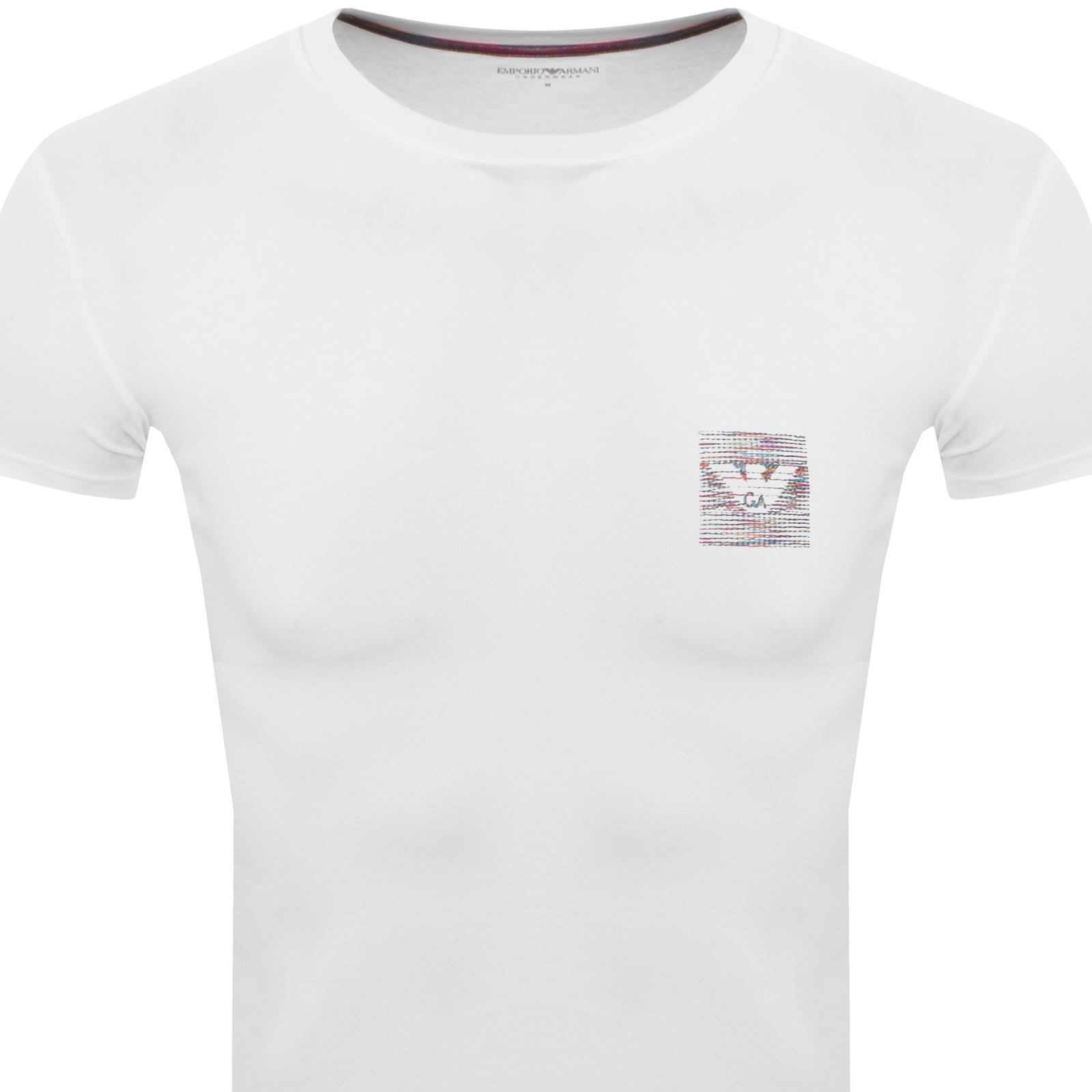 Armani Collezioni Emporio Armani Logo T Shirt White In White