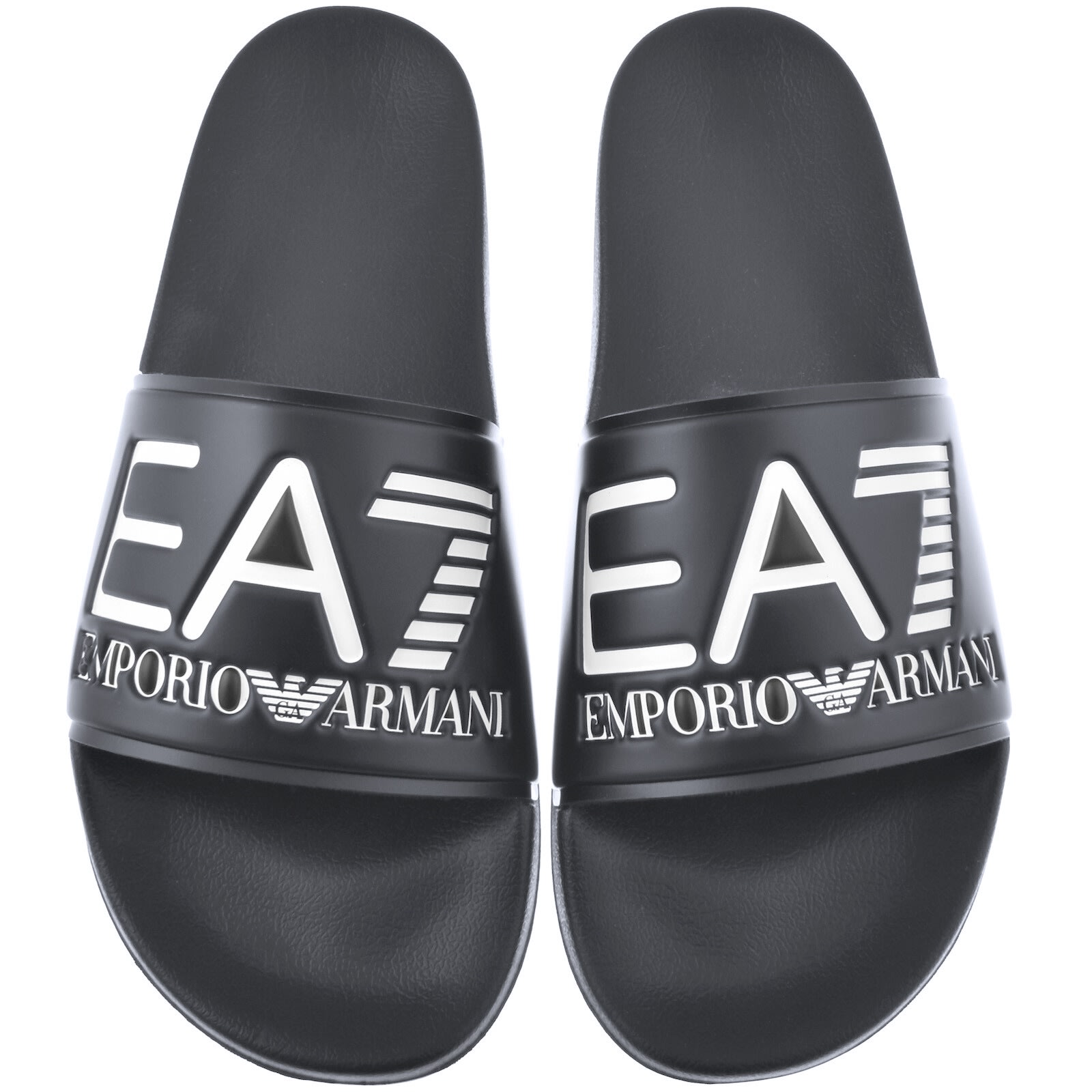 Ea7 Emporio Armani Beach Sliders Navy Blue In Navy