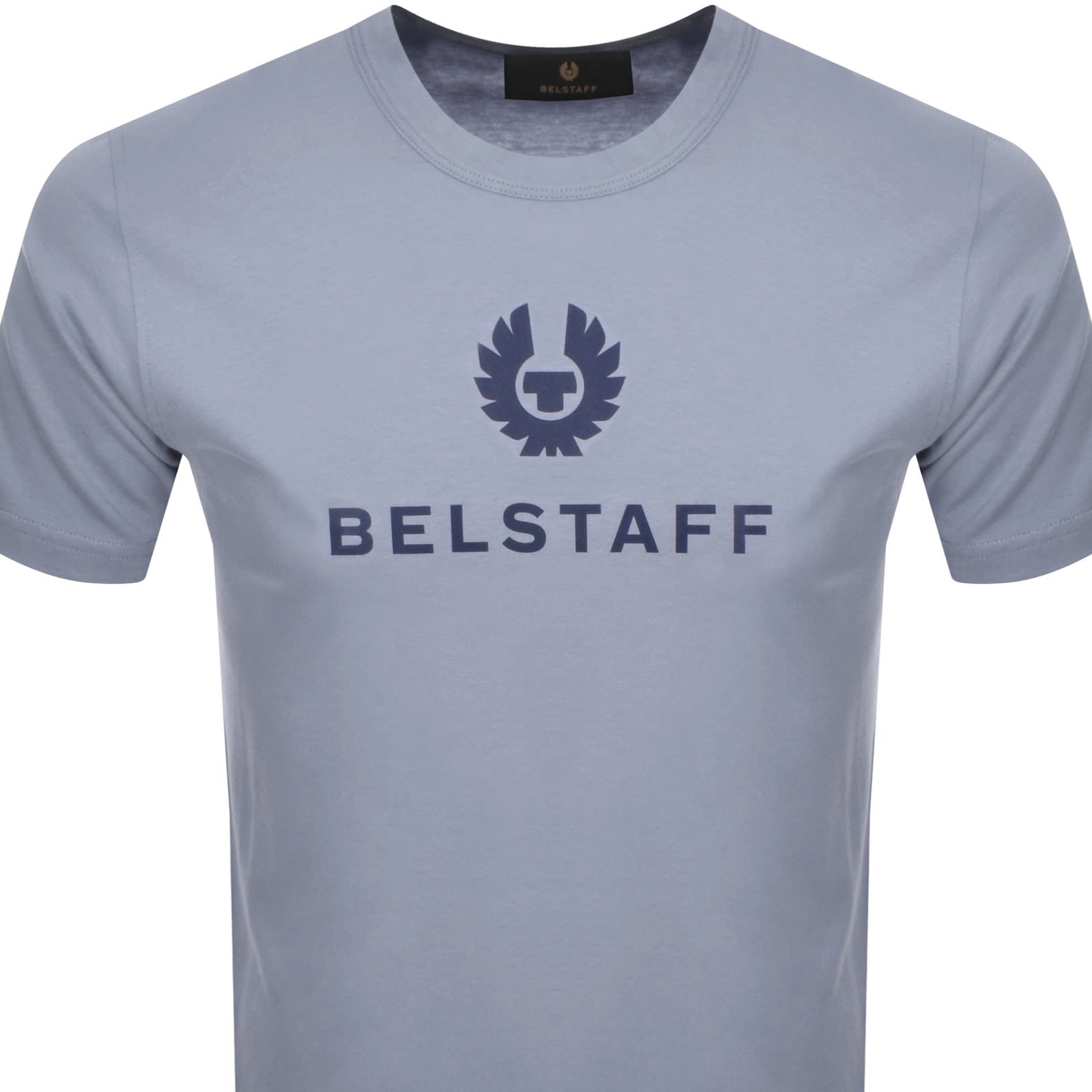 Belstaff Signature T Shirt Blue Flint In Blue