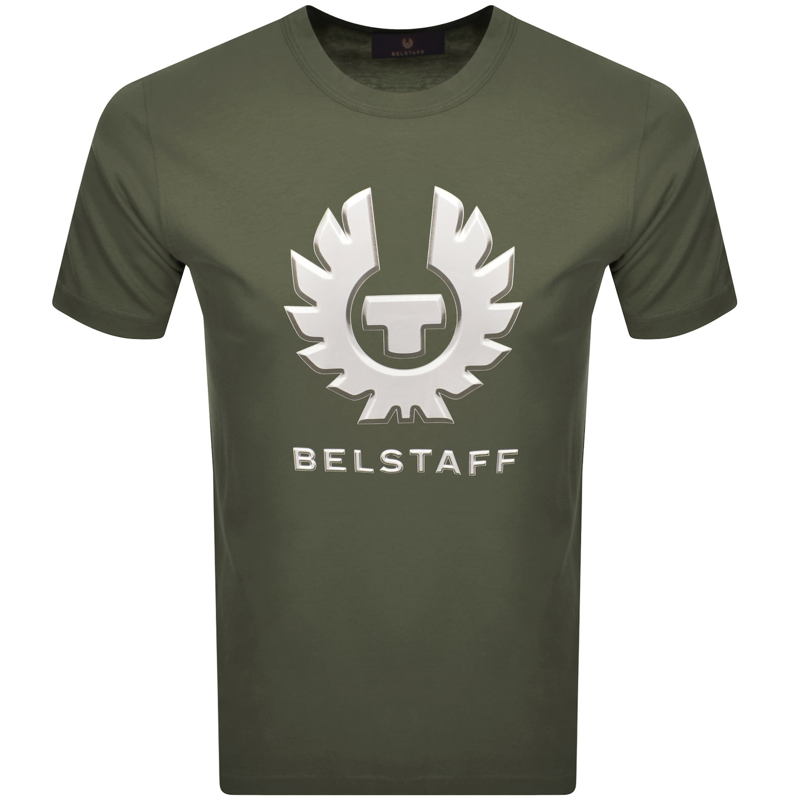 Belstaff Liquify Graphic T Shirt Surplus Green In Green