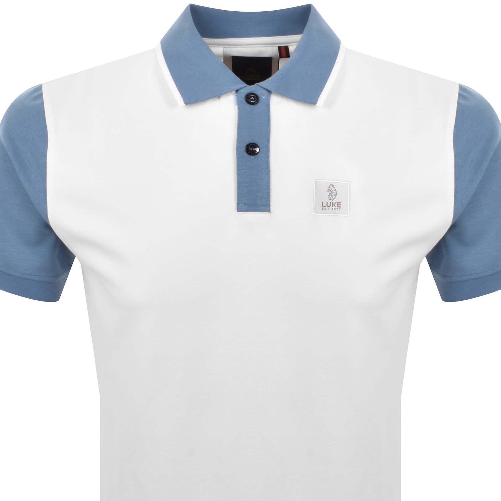 Luke 1977 Saddleworth Polo T Shirt White In White