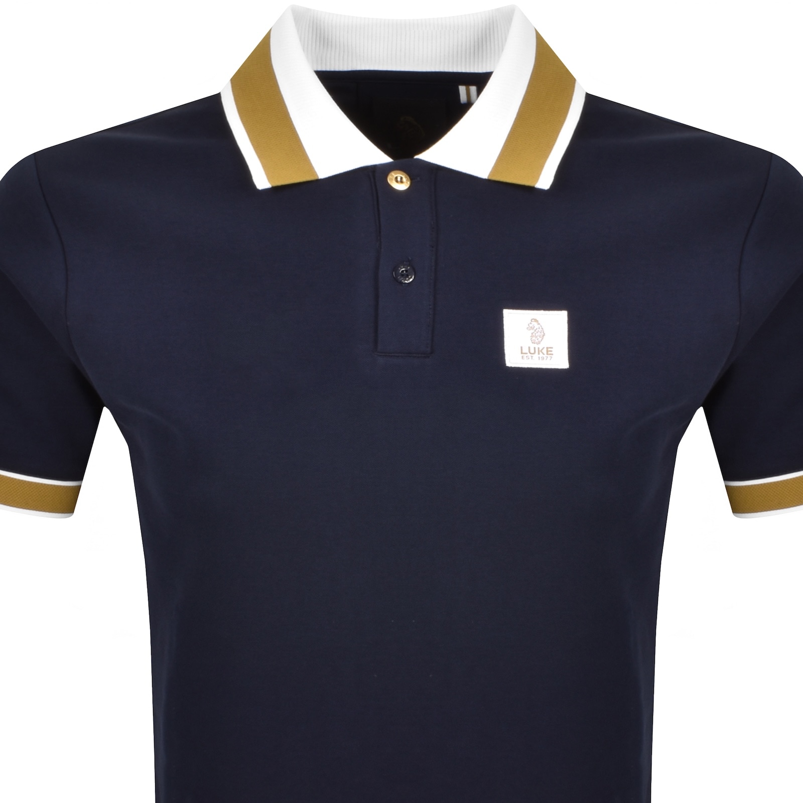 Luke 1977 Makati Polo T Shirt Navy In Navy