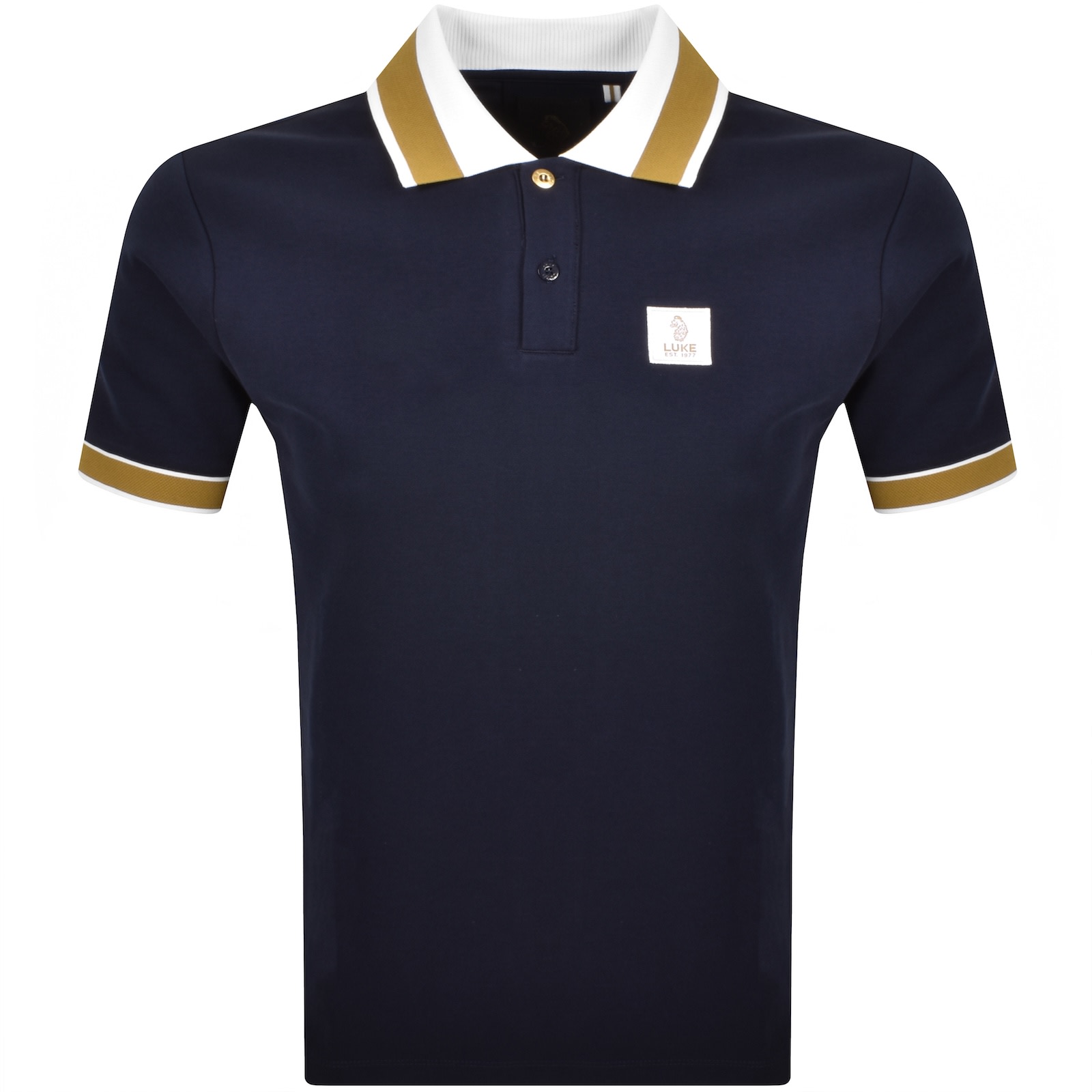 Luke 1977 Makati Polo T Shirt Navy In Navy