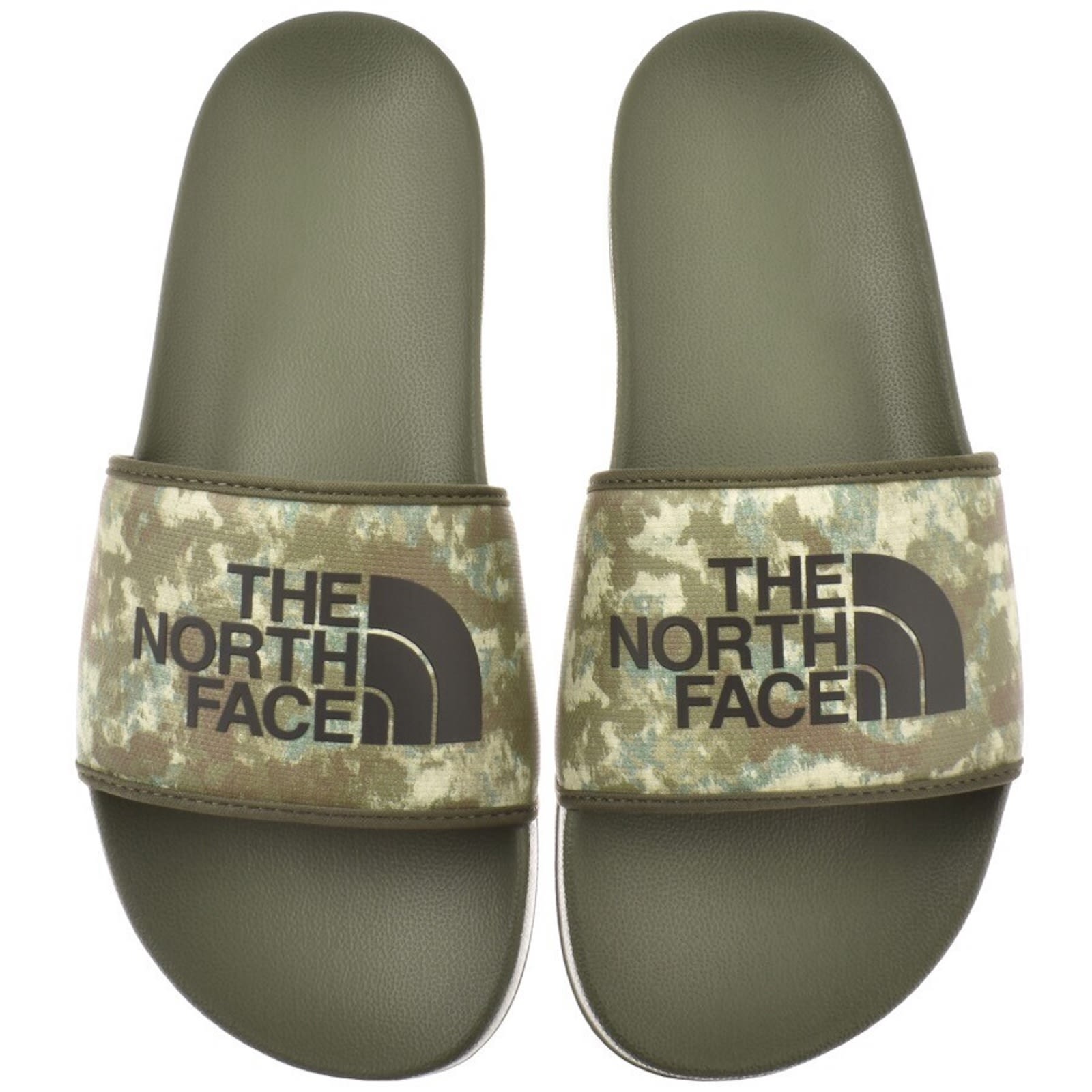 The North Face Base Camp Sliders Green In Green
