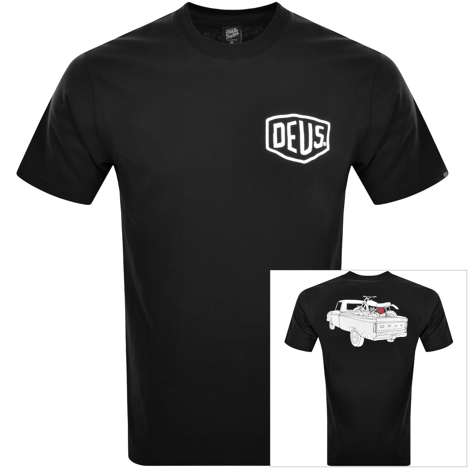 Deus Ex Machina Carby Pickup T Shirt Black In Black