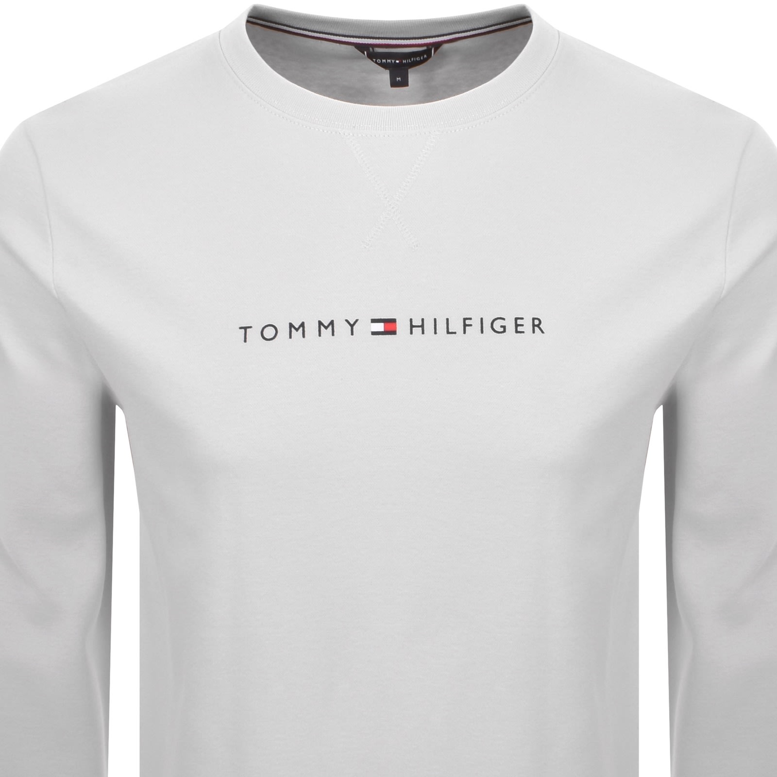 Shop Tommy Hilfiger Lounge Logo Sweatshirt Grey