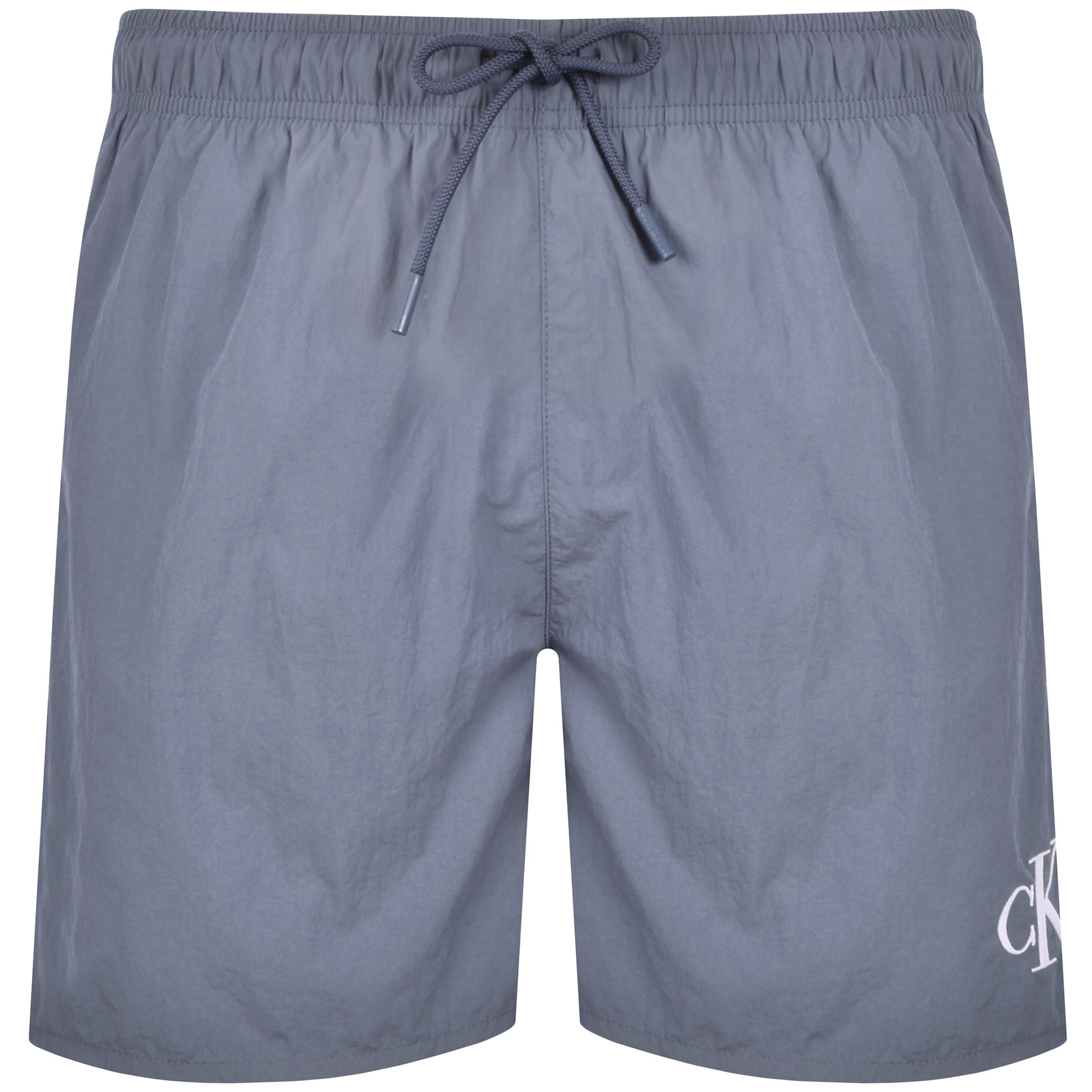 Shop Calvin Klein Swim Shorts Grisaille In Blue
