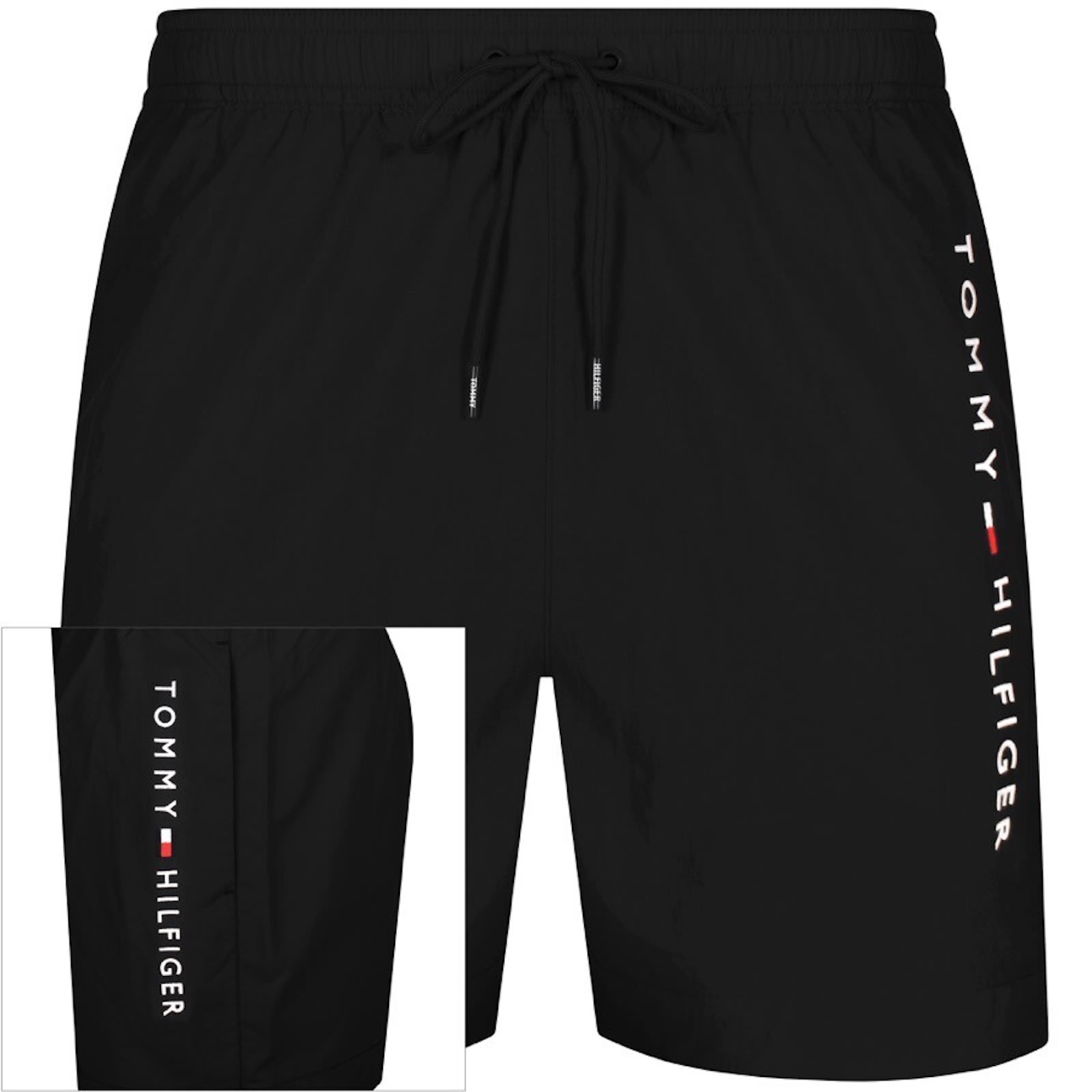 Tommy Hilfiger Swim Shorts Black In Black