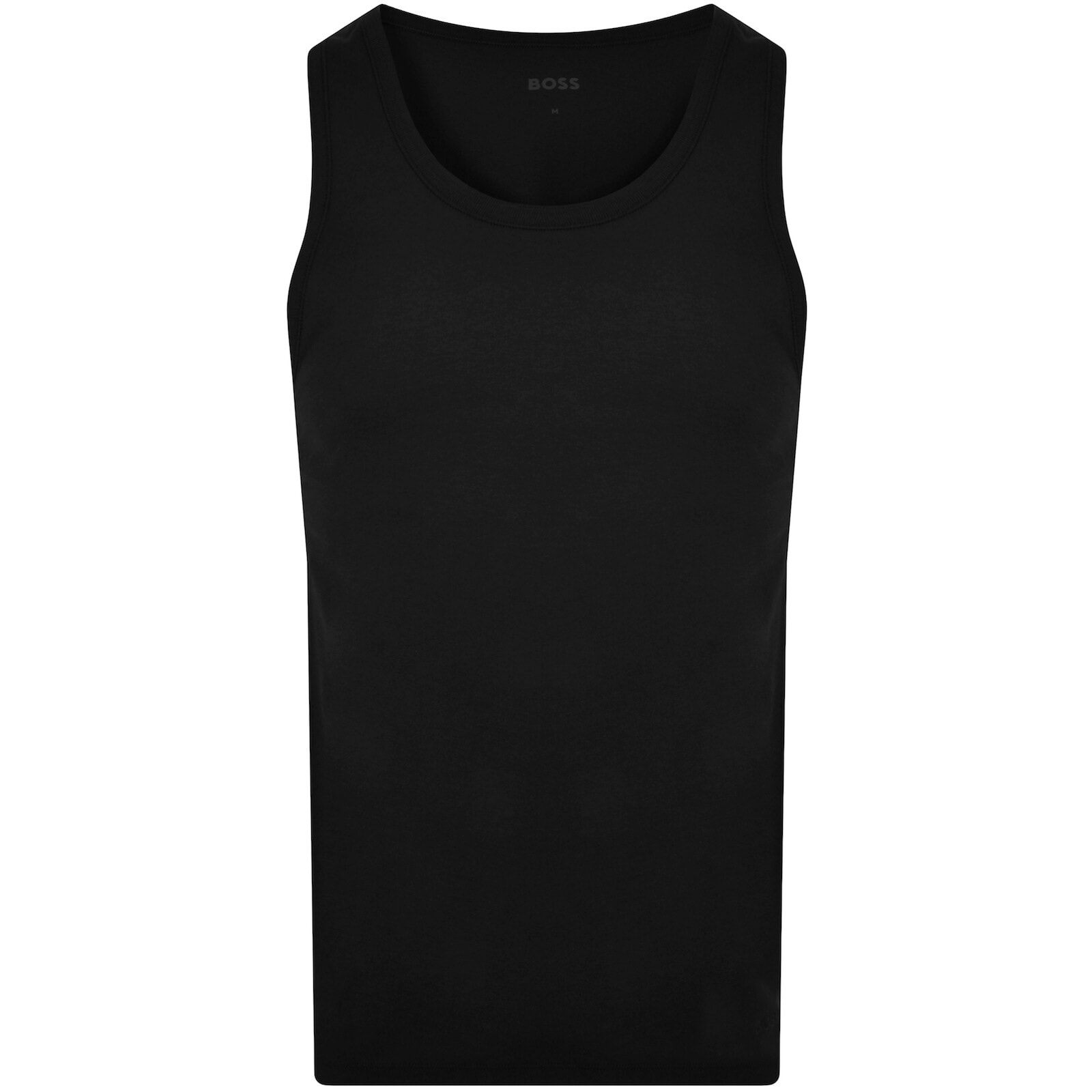 Hugo Boss Tanktop Classic Mens 3 Pack Cotton Underwear Vests With Embroidered Logos Nos In White