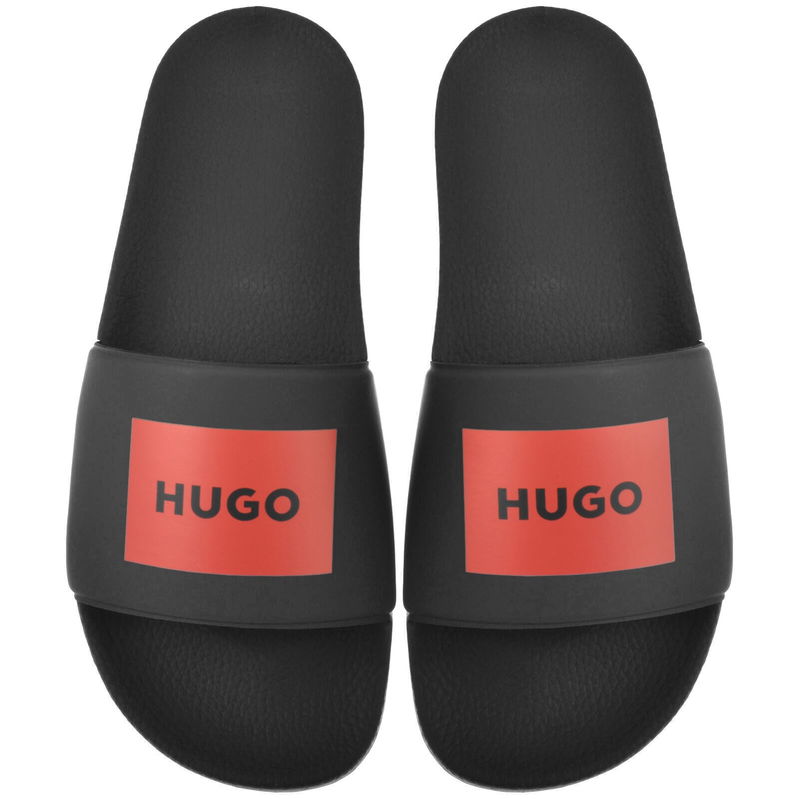 Hugo Boss Hugo Timein Sliders Black In Black