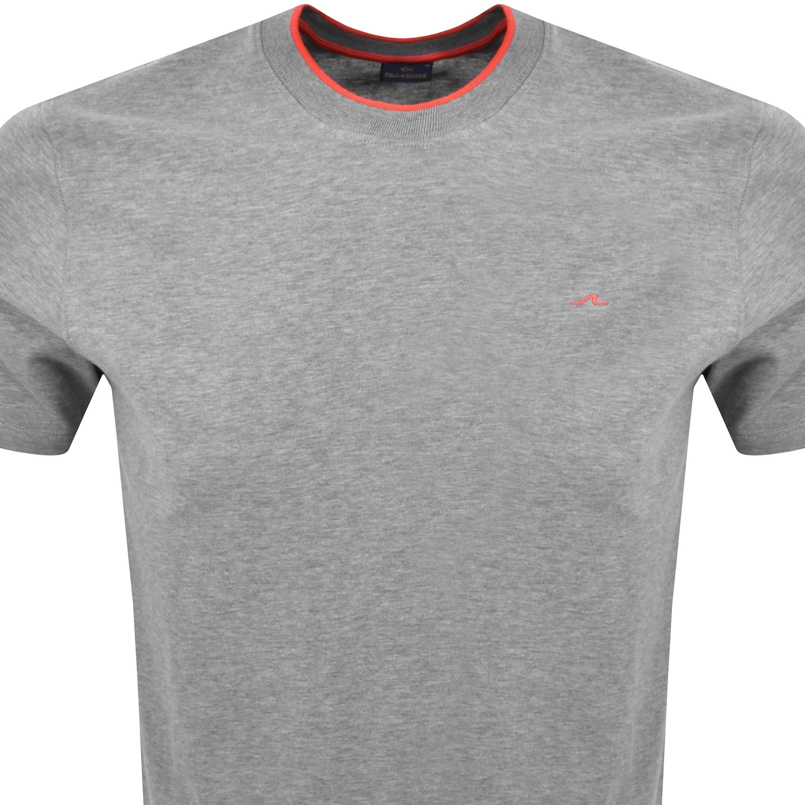 Paul & Shark Paul And Shark Tipped Fin T Shirt Grey In Grey