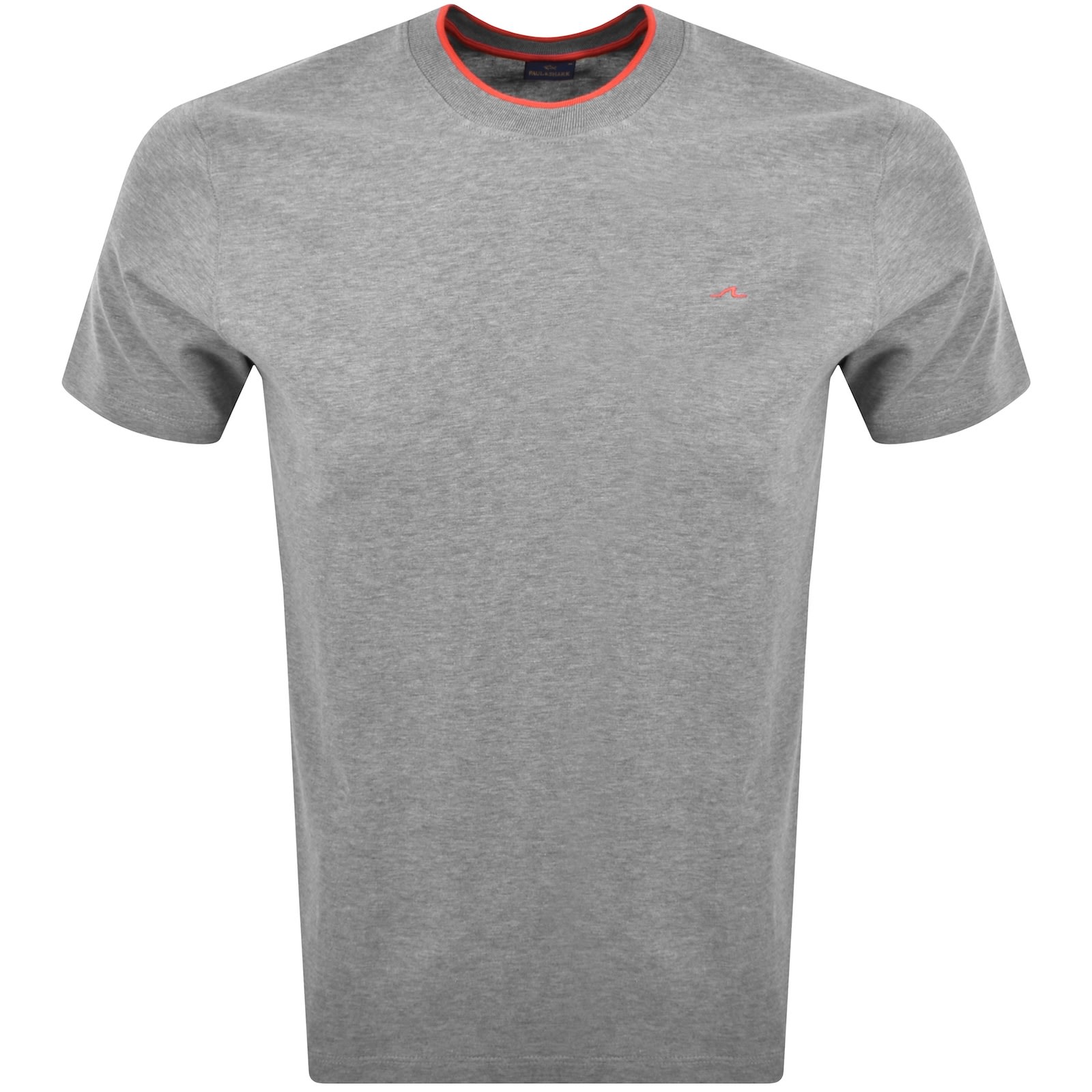 Paul & Shark Paul And Shark Tipped Fin T Shirt Grey In Grey