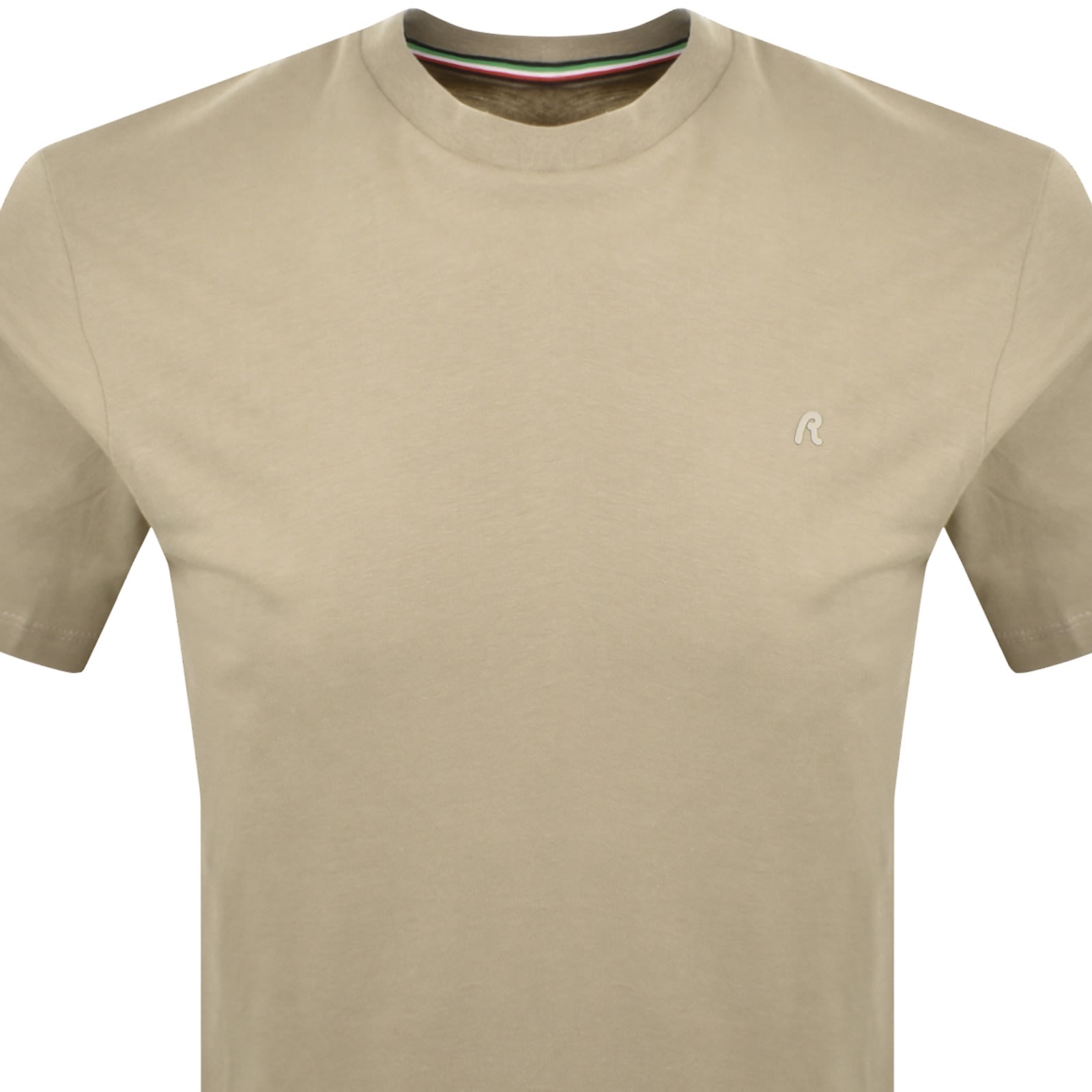 Replay Small Logo T Shirt Turtle Dove In Brown