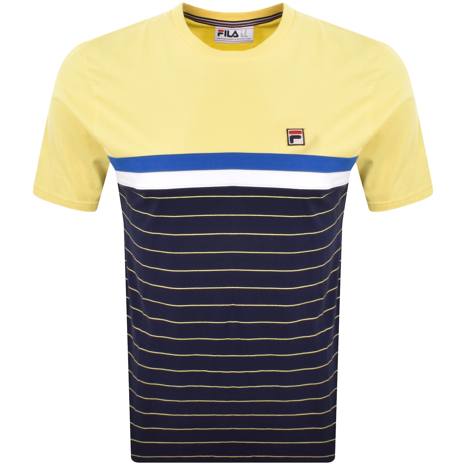 FILA VINTAGE FILA VINTAGE COMBER 2 T SHIRT YELLOW