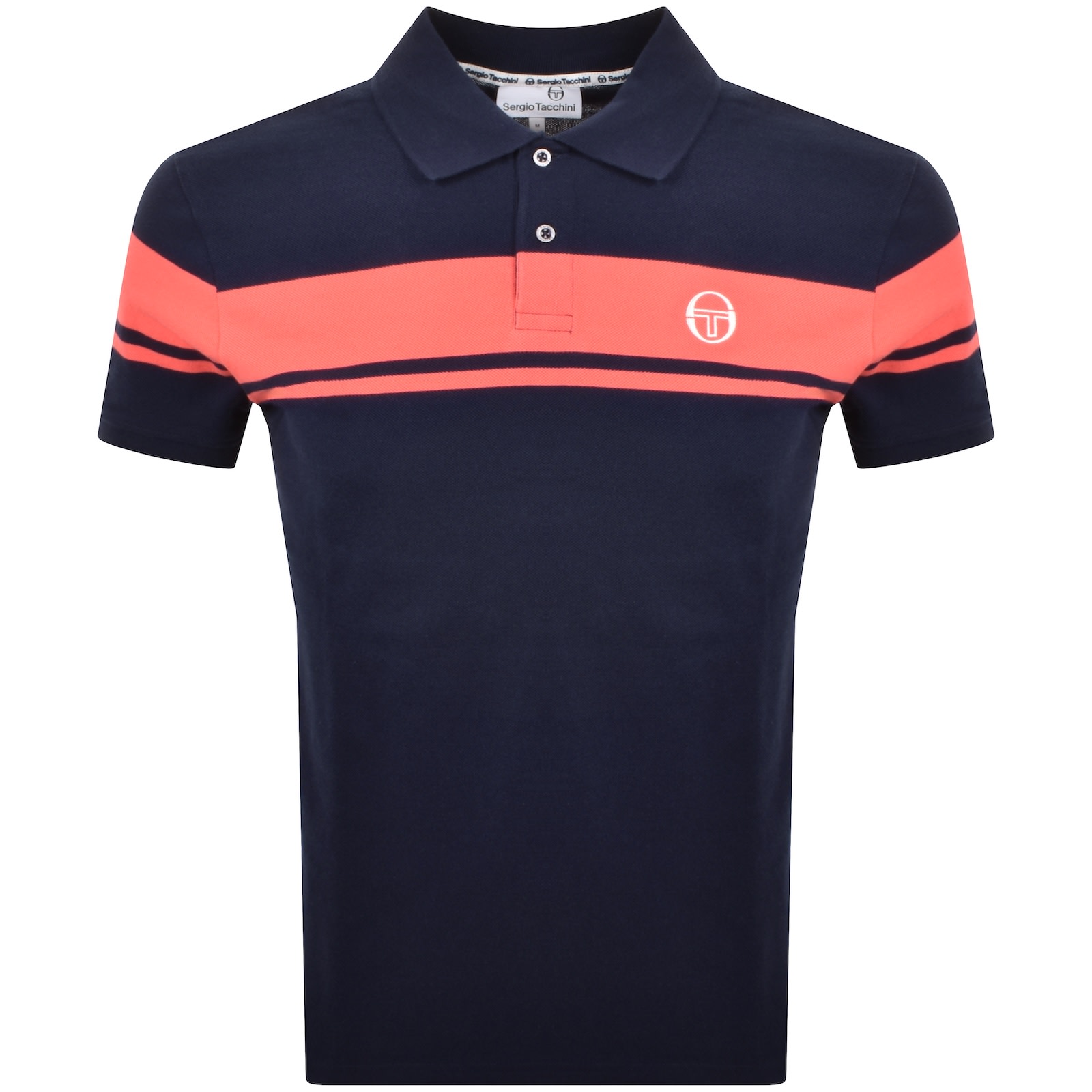 Sergio Tacchini Young Line Polo T Shirt Navy In Navy