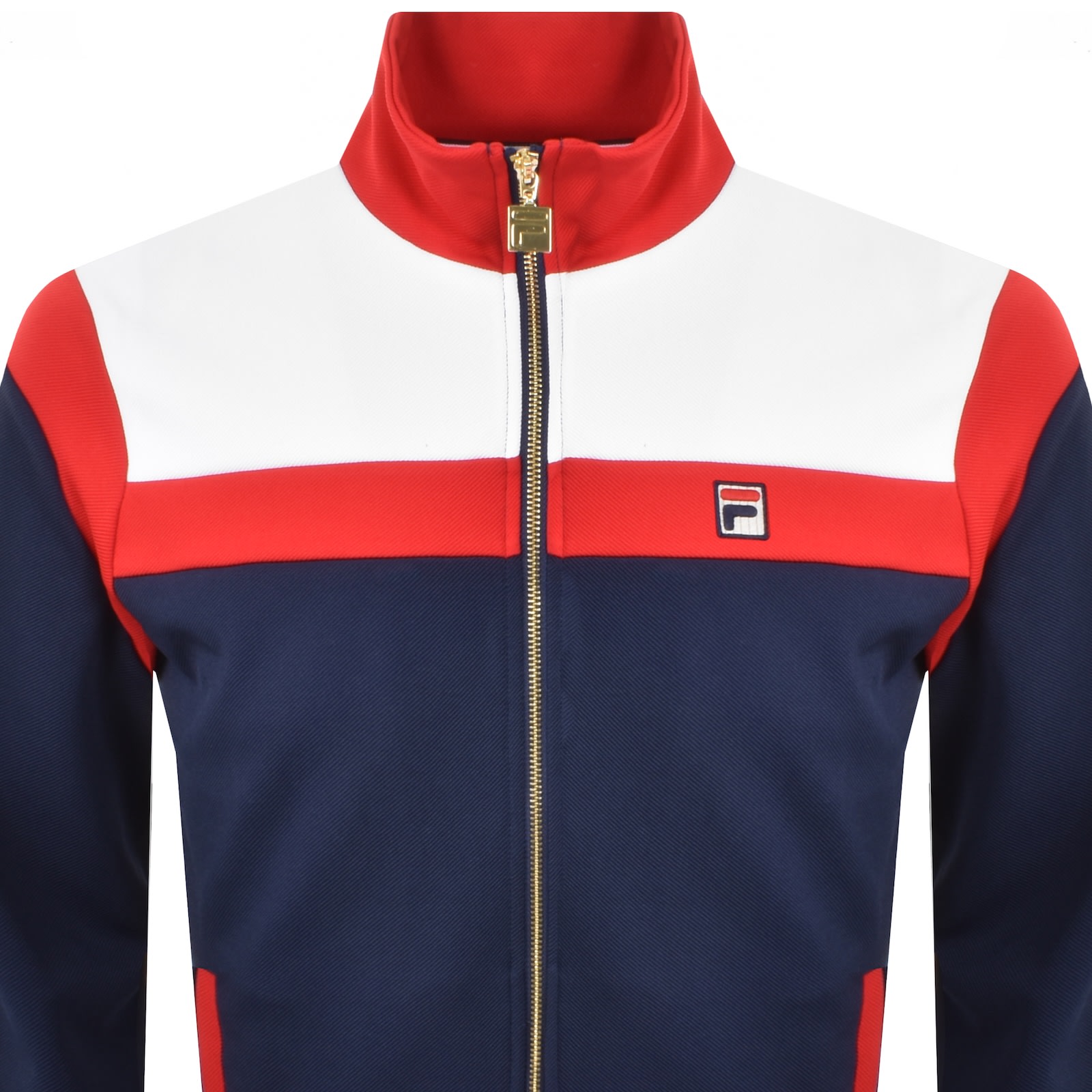 Fila Vintage Cruz Full Zip Track Top Navy In Multi