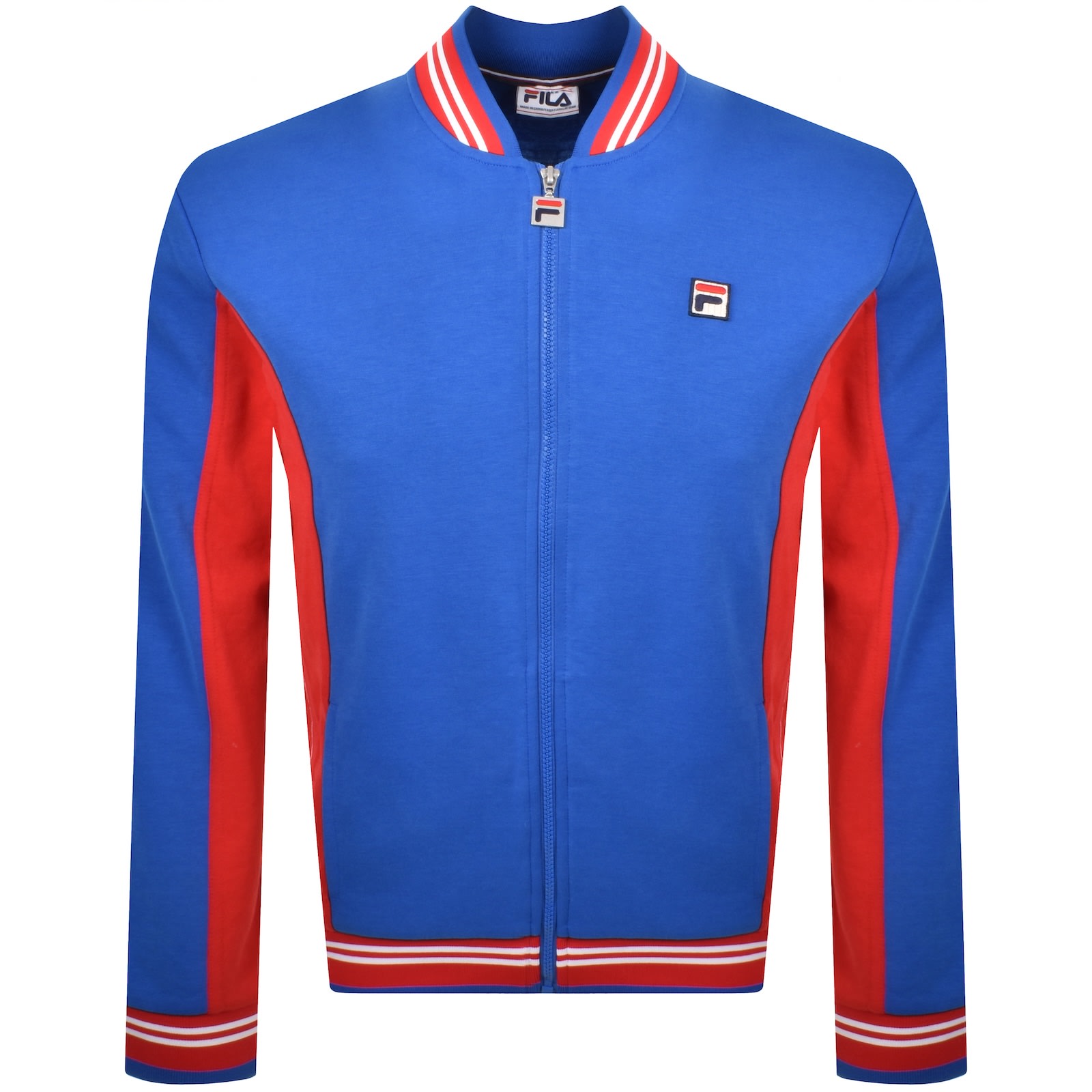 Fila Vintage Settanta Zip Track Top Blue In Multi