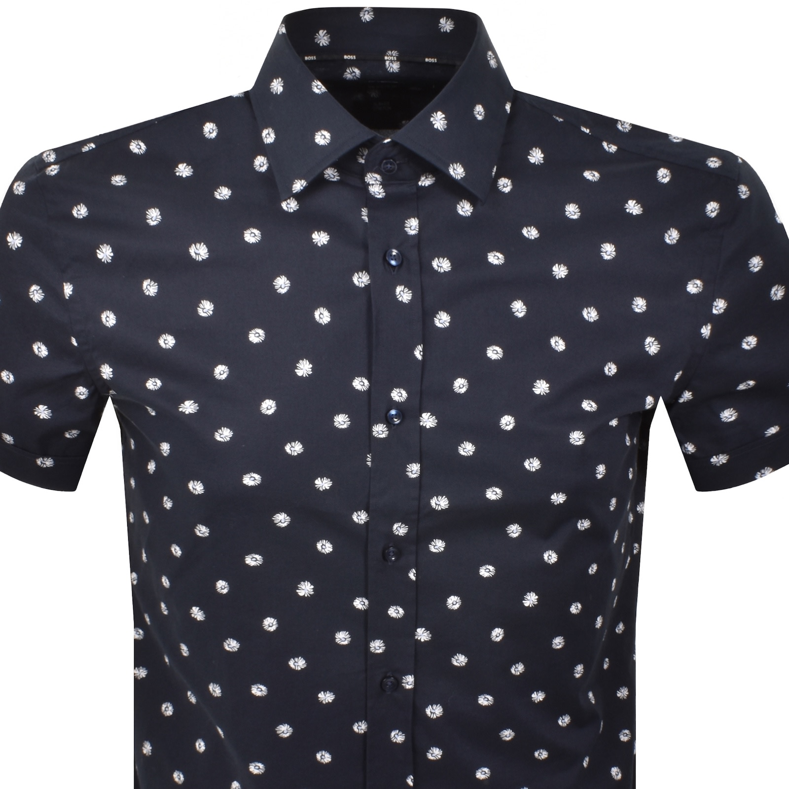 Hugo Boss Boss H Hank Kent Shirt Navy In Black