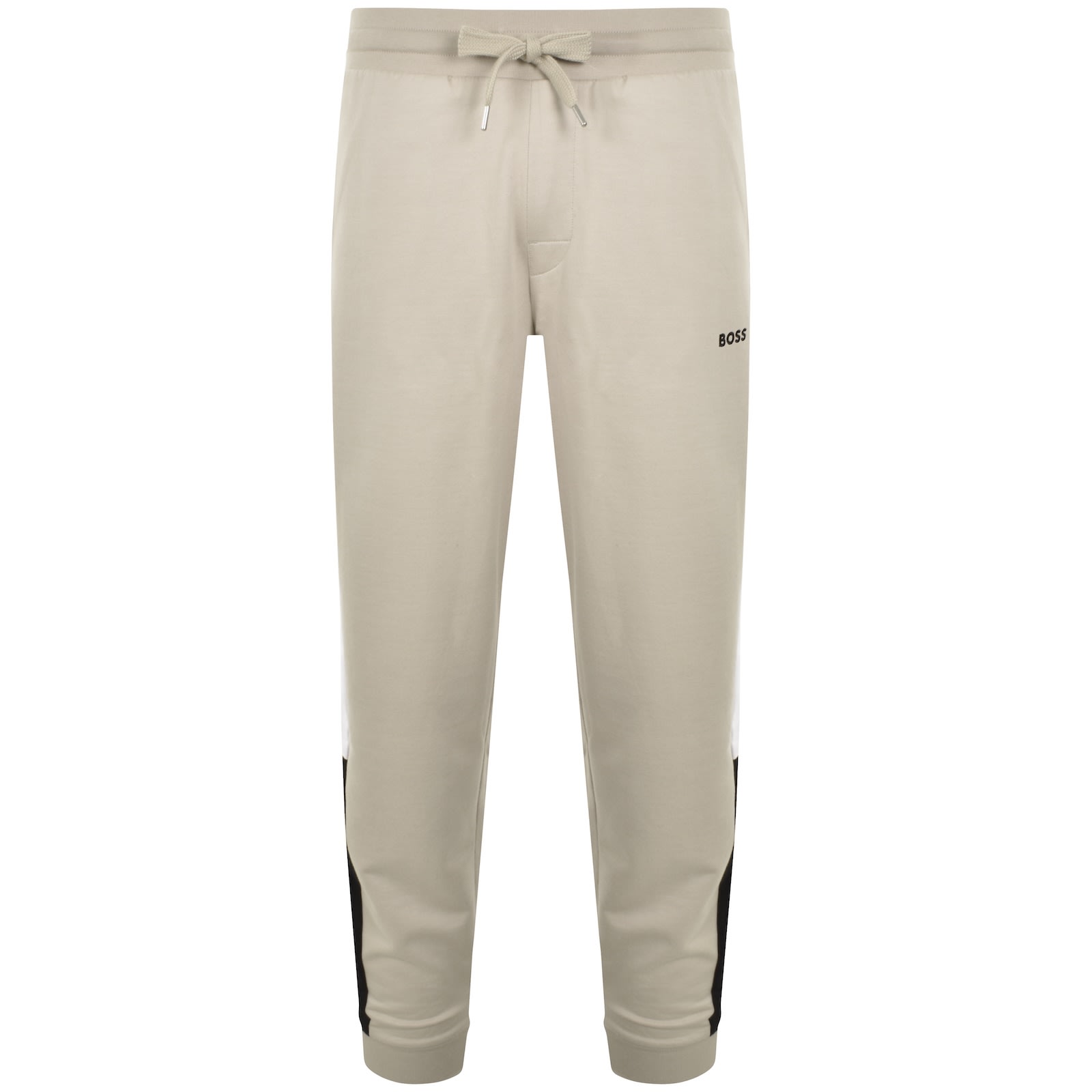 Shop Hugo Boss Boss Iconic Joggers Beige