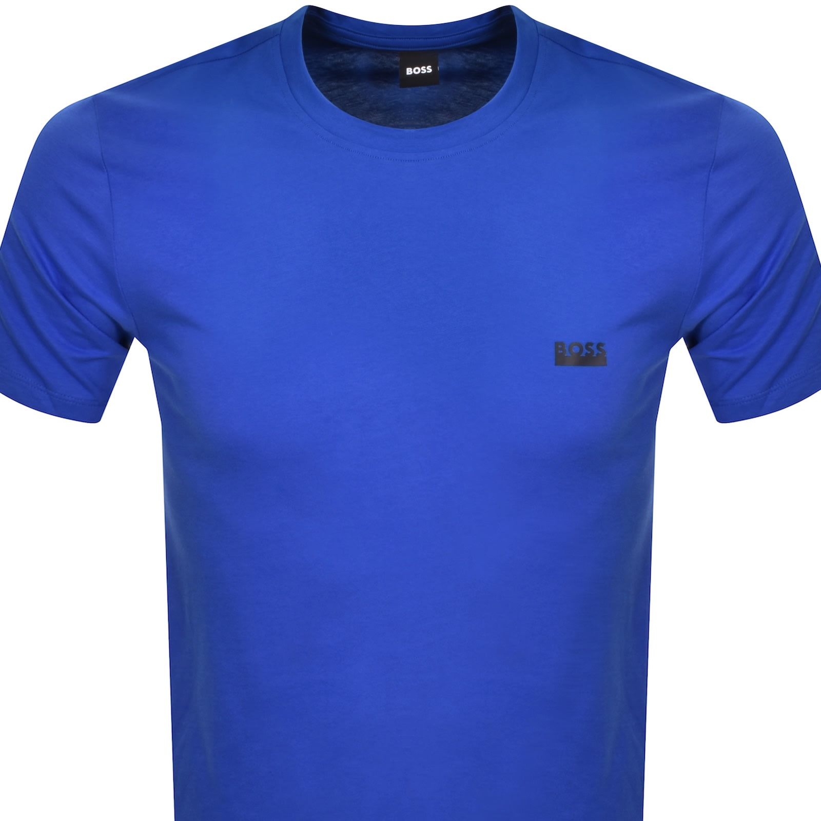 Hugo Boss Boss Loungewear Waffle T Shirt Blue In Blue