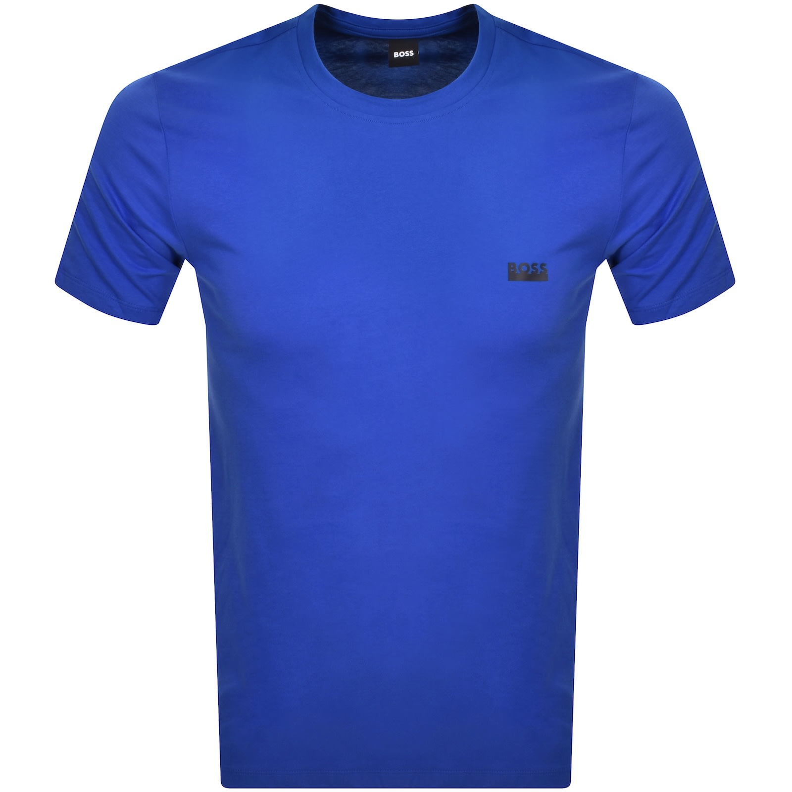 Hugo Boss Boss Loungewear Waffle T Shirt Blue In Blue