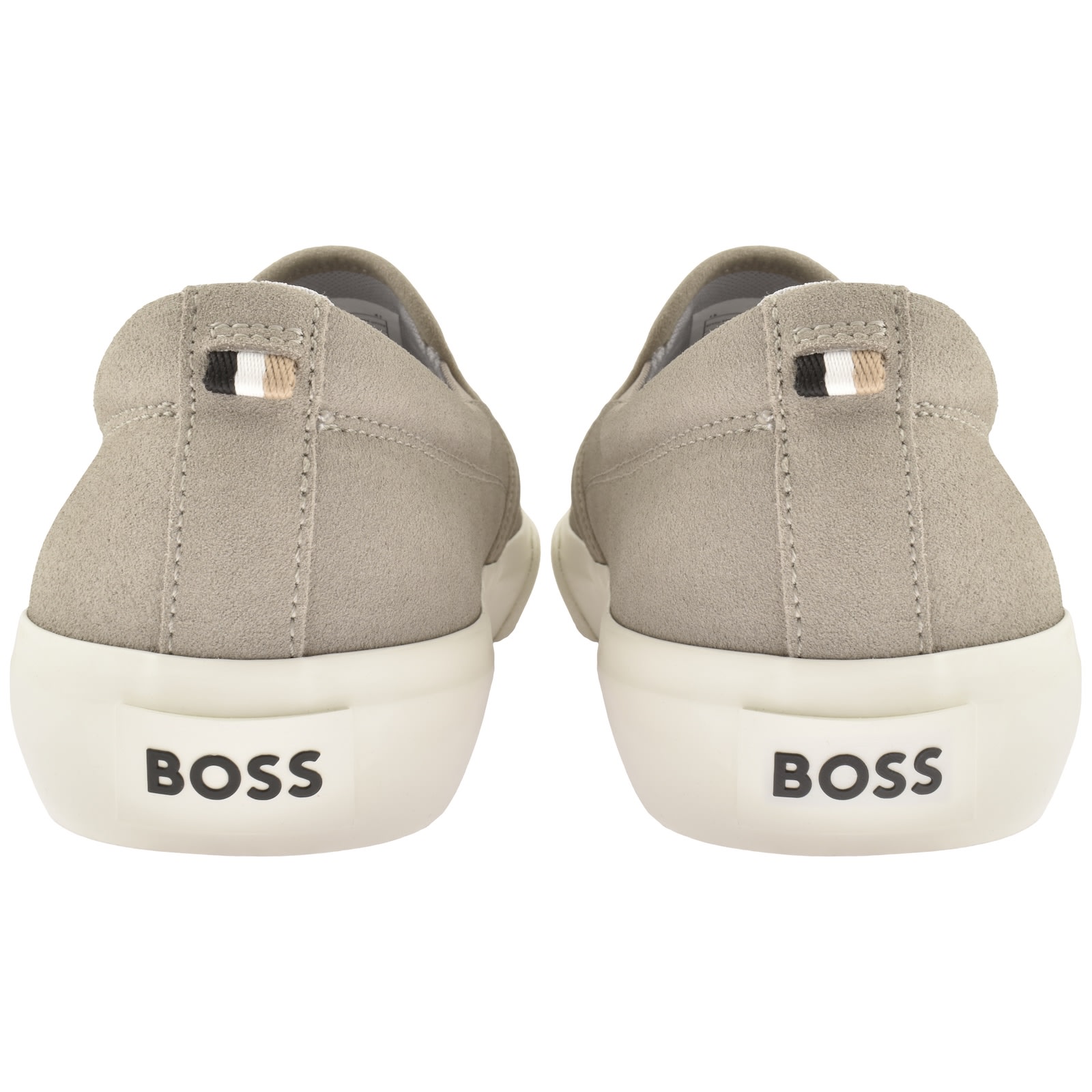 Hugo Boss Boss Aiden Slip On Shoes Beige In Beige
