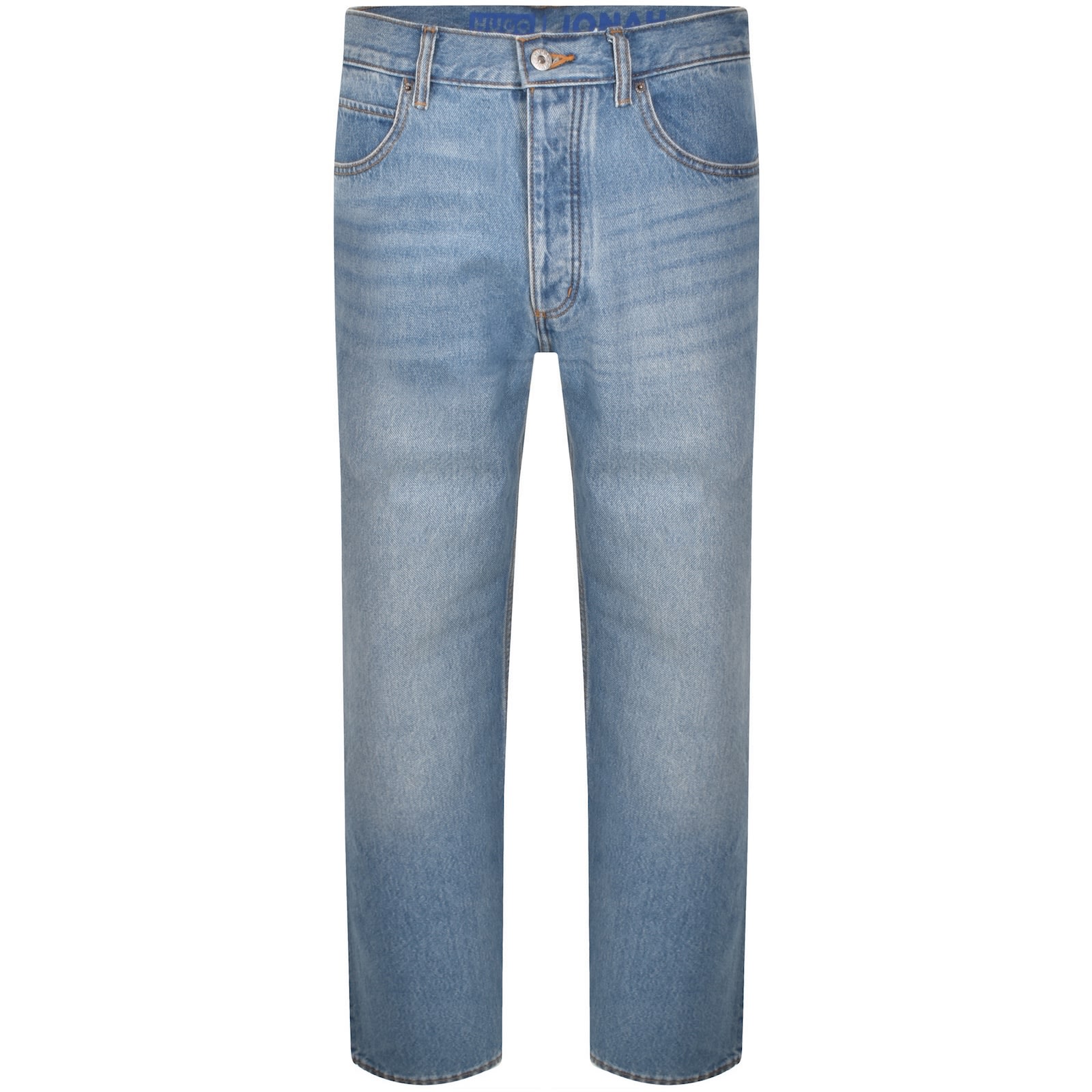 Hugo Blue Jonah Straight Fit Jeans Blue In Blue