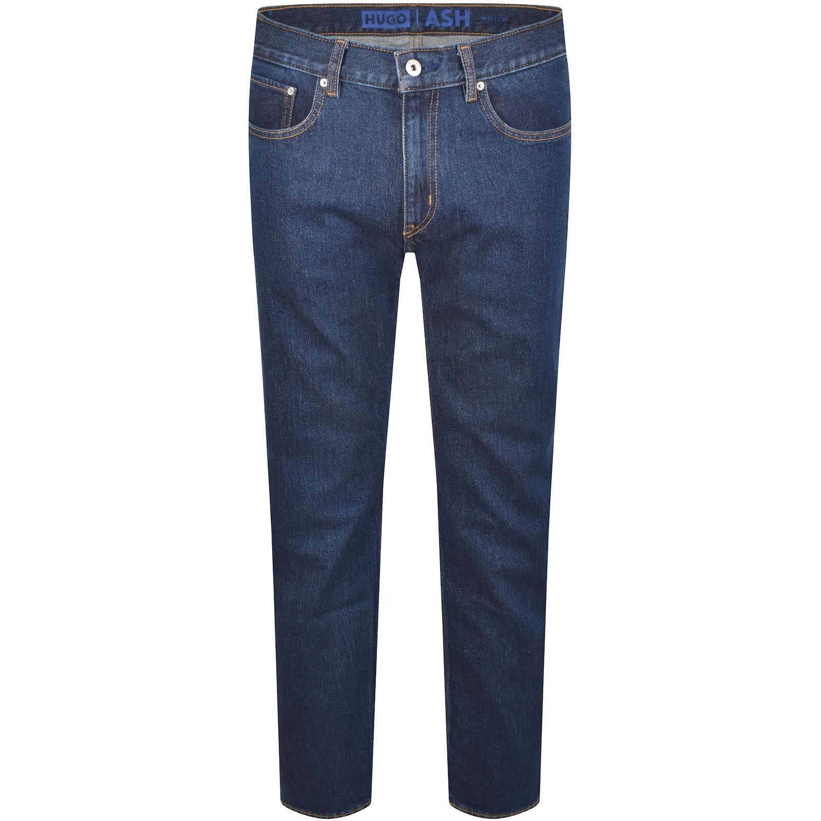 Hugo Blue Ash Slim Jeans Medium Blue In Blue
