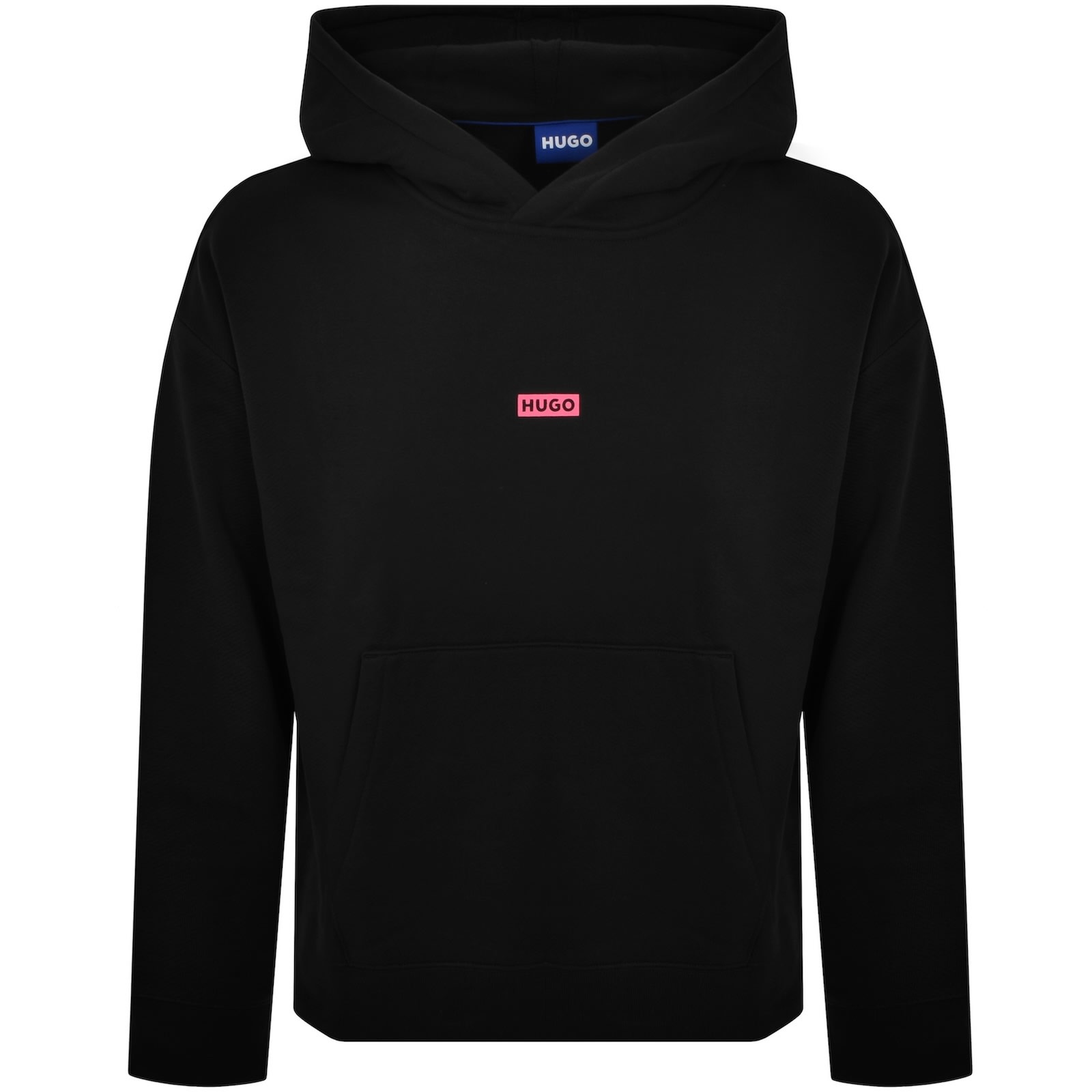 Hugo Blue Nazardo Hoodie Black In Black
