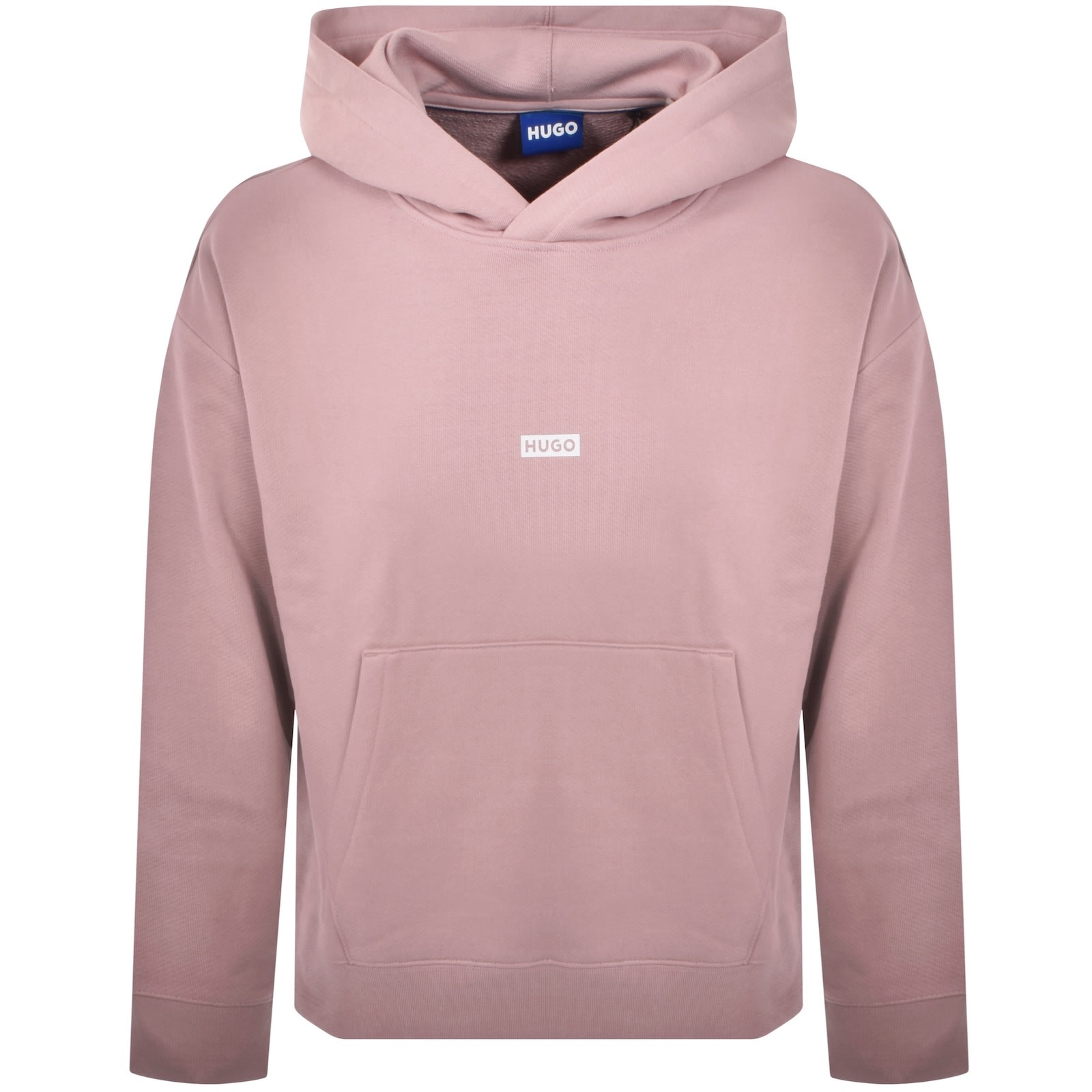 Hugo Blue Nazardo Hoodie Pink In Pink