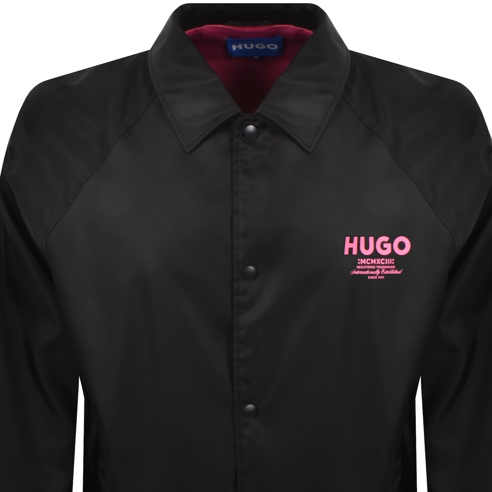 Hugo Blue Biyo Jacket Black In Black
