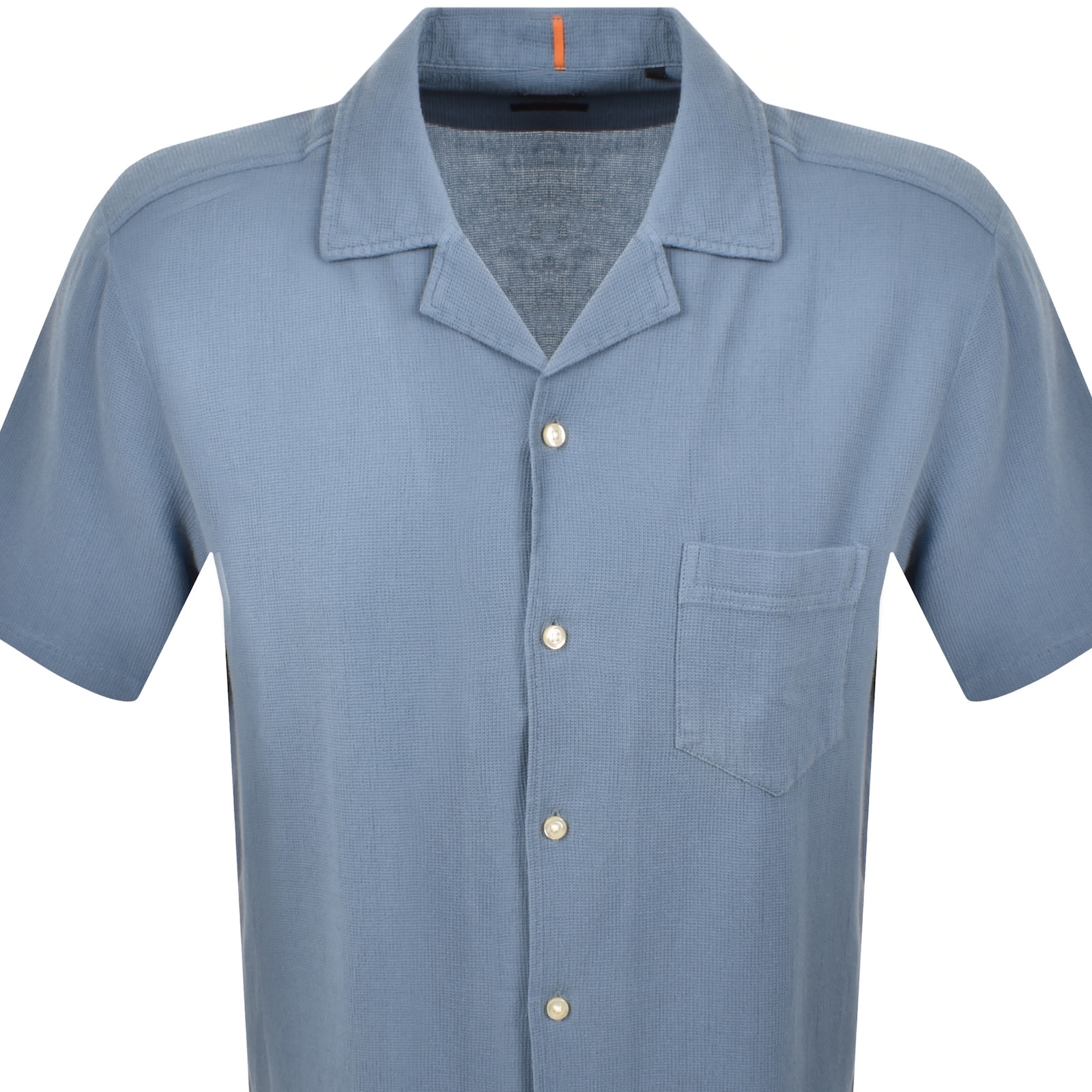 Boss Casual Boss Rayer M Short Sleeve Shirt Blue In Blue