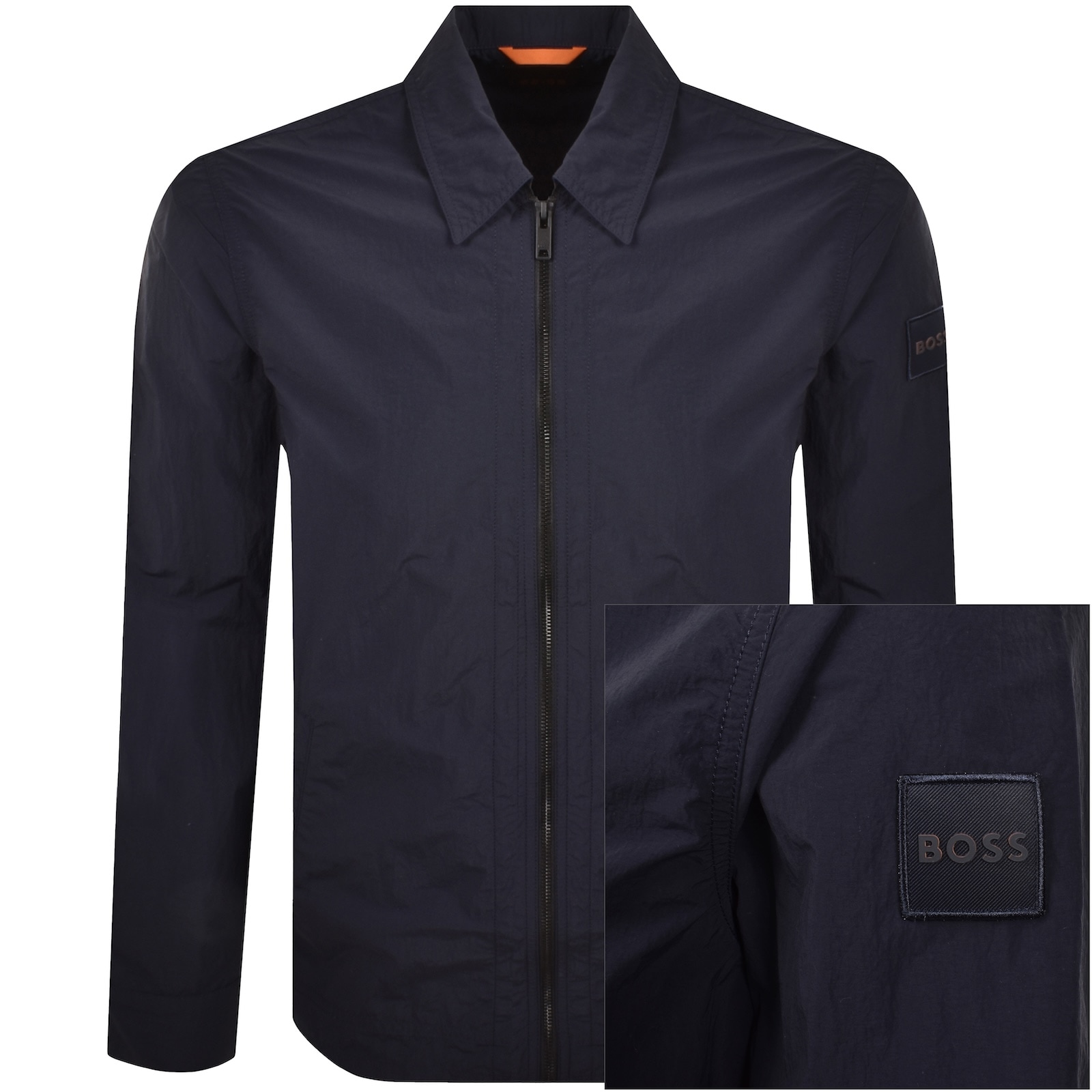 Boss Casual Boss Leejay 1 Overshirt Navy In Navy