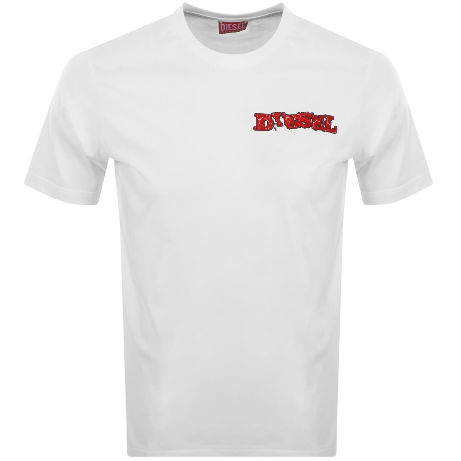 Diesel T Adjust R20 T Shirt White In White